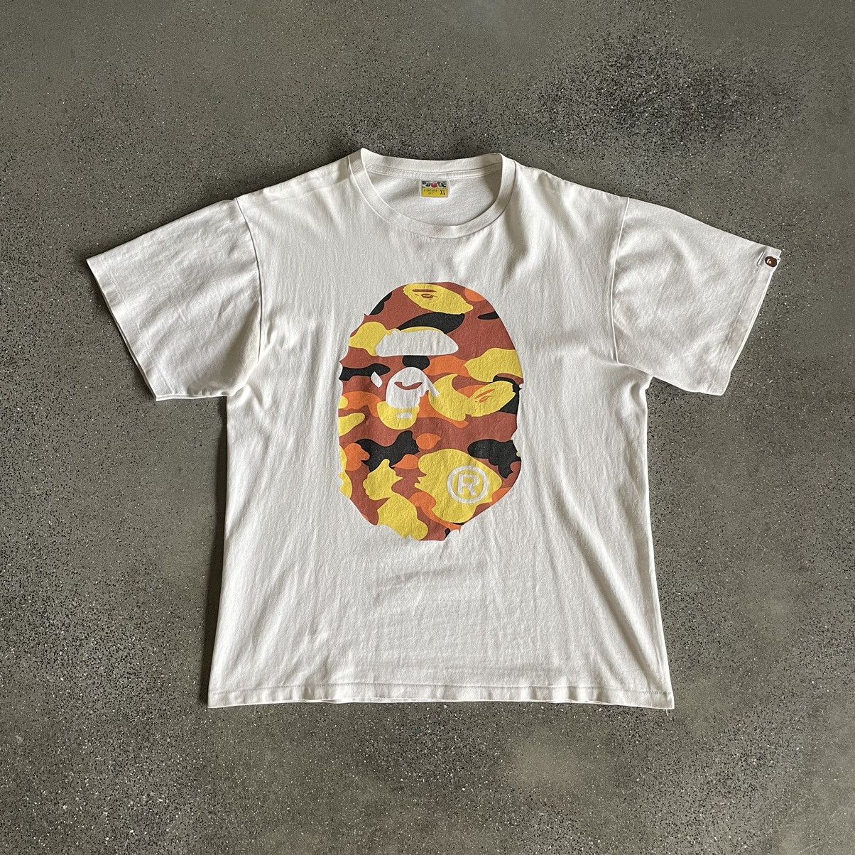 Bape Bape Color Camo Big Ape Head Tee Size US XL / EU 56 / 4 - 1 Thumbnail