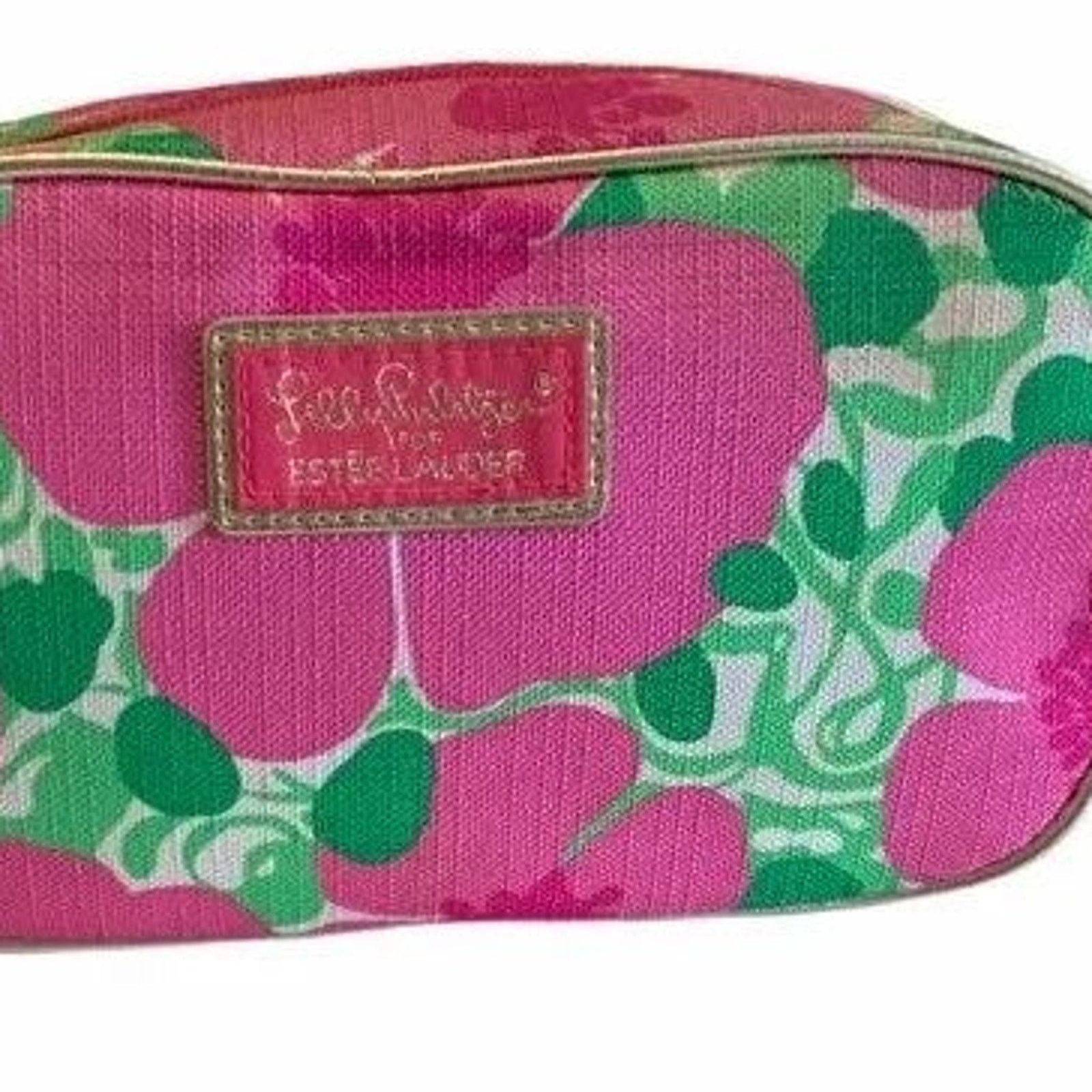 Lilly Pulitzer Lilly Pulitzer for Estee Lauder Women's Make Up Bag Pink Size ONE SIZE - 1 Thumbnail