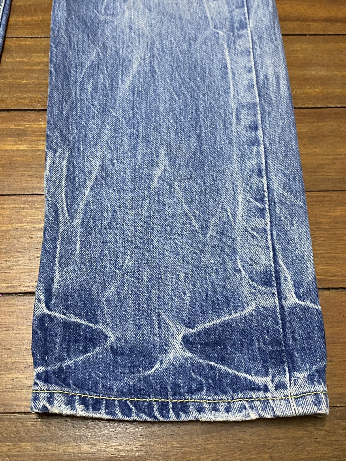 Japanese Brand × Vintage Rare Design Vintage Brand Kaporal 5 Flash Jeans 2000s Size US 33 - 6 Thumbnail