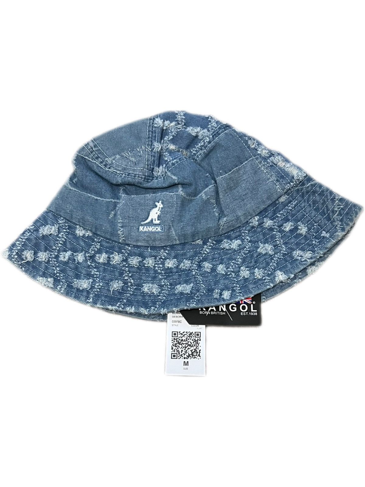 Japanese Brand × Kangol New Kangol Panama Denim Blue One Size Size ONE SIZE - 1 Thumbnail