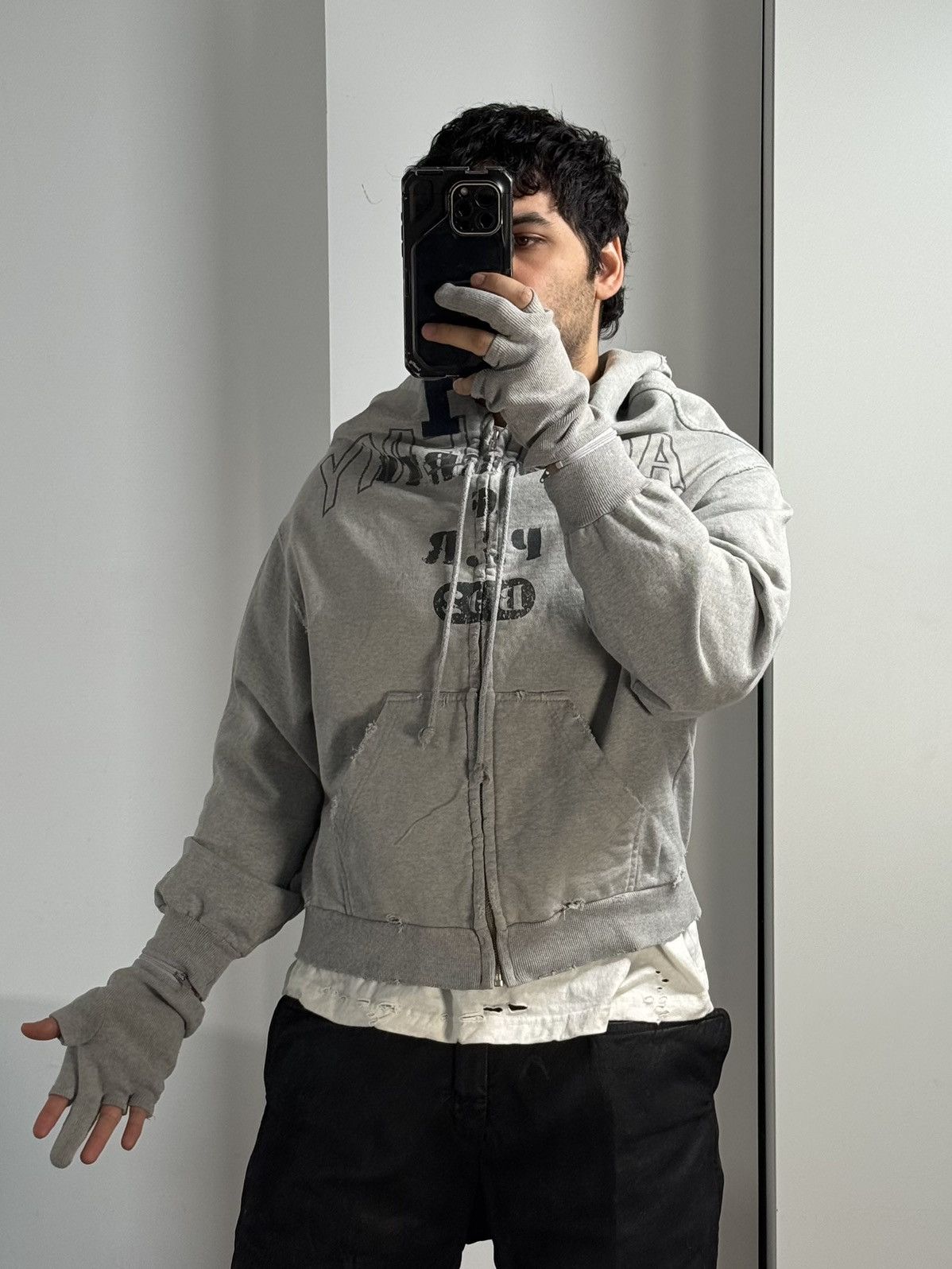 PROJECT G/R Project G/R Limited Edition Zygon Melange Grey Zip Hoodie Size US M / EU 48-50 / 2 - 19 Thumbnail