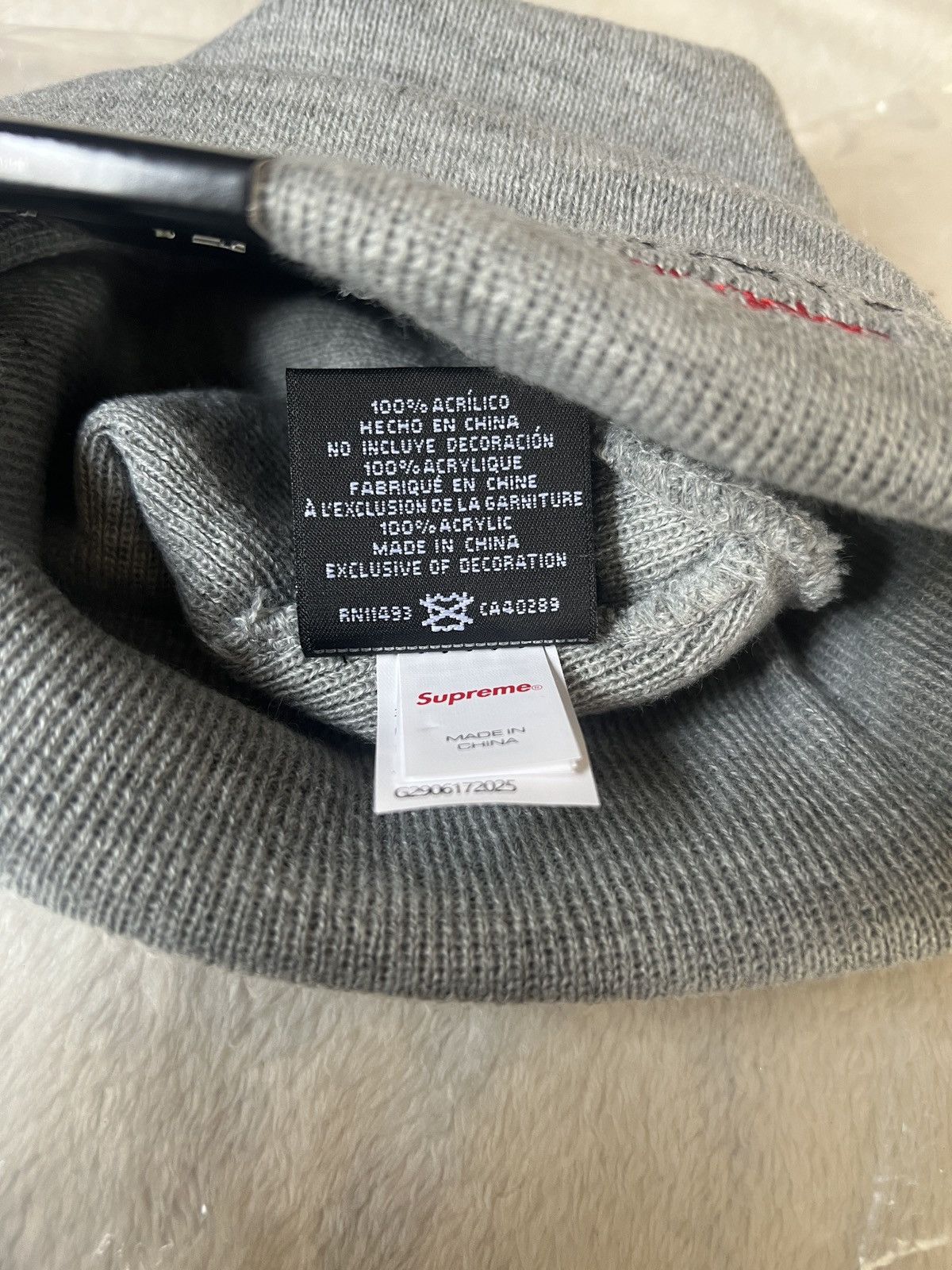 Supreme Supreme x New Era Classic Logo Shop Beanie - LA Exclusive Size ONE SIZE - 7 Thumbnail