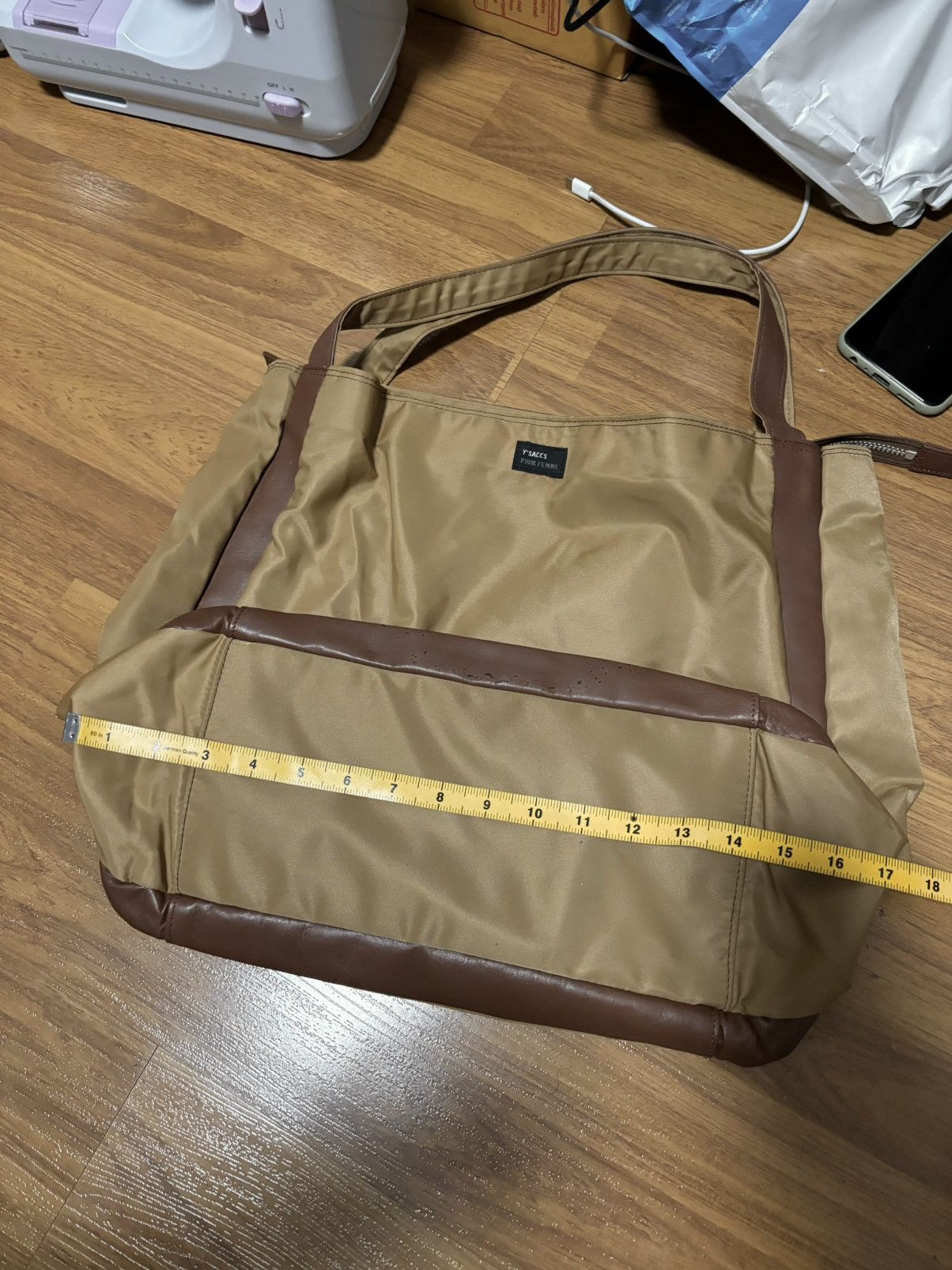 If Six Was Nine Rare Yohji Yamamoto Y’SACCS Tote Bag Size ONE SIZE - 8 Thumbnail