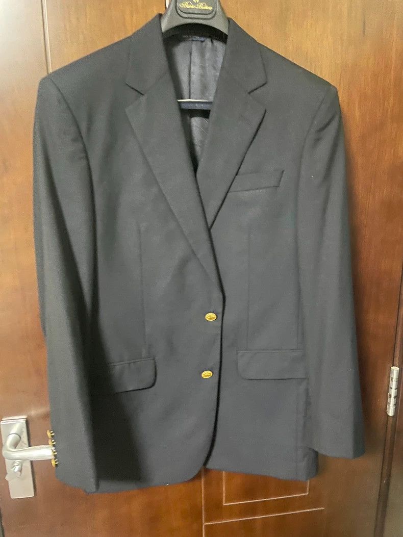Loro Piana LORO PIANA sizeL Blue and gold Blazer Size 38R - 1 Thumbnail
