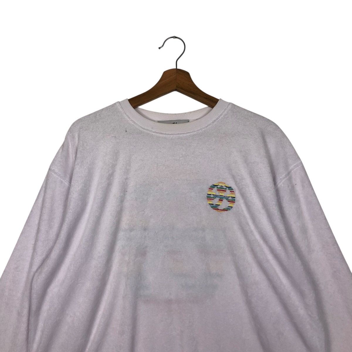 Vintage 📌Short Sleeve Big Logo Design Made in Italy Size US M / EU 48-50 / 2 - 4 Thumbnail