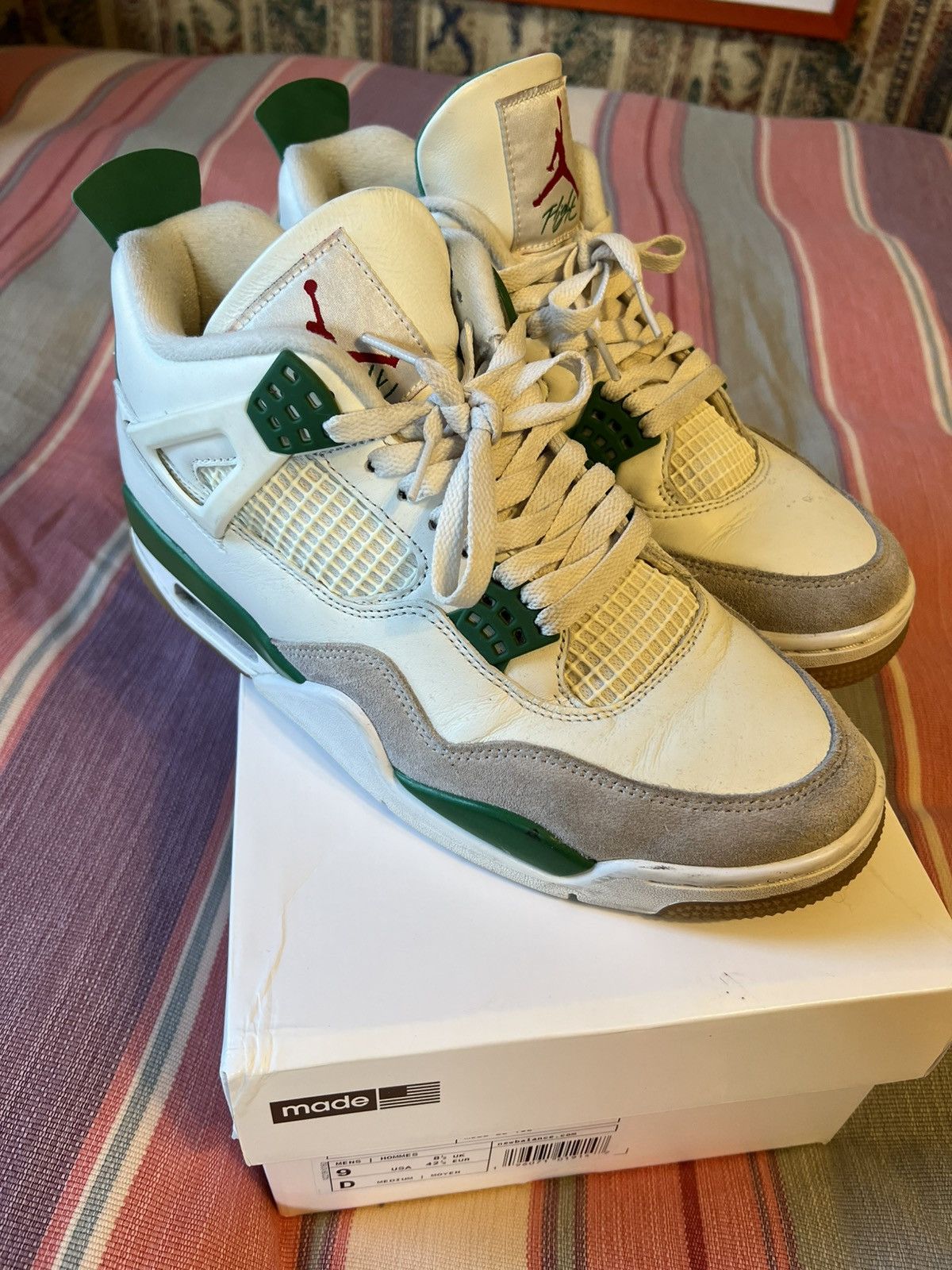 Jordan Brand Jordan 4 Retro SB Pine Green - 9.5 Size US 9.5 / EU 42-43 - 11 Thumbnail