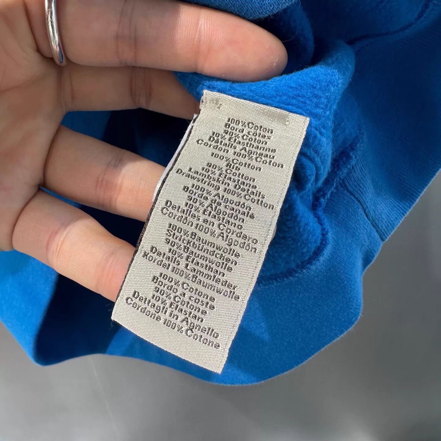 Hermes Hermes colorblocked leather blue hoodie M Size M / US 6-8 / IT 42-44 - 5 Thumbnail