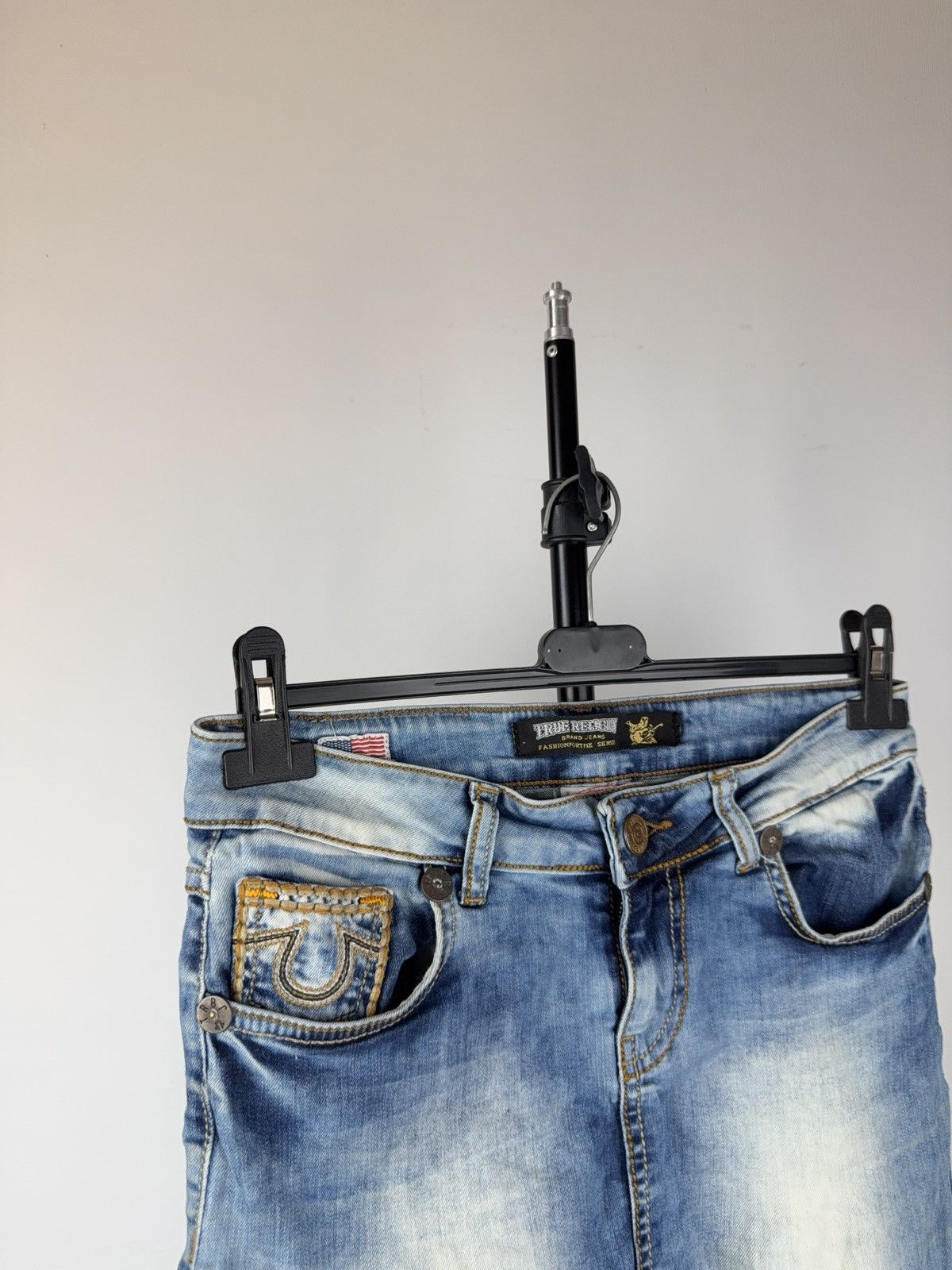 True Religion Vintage 00s Y2K Hype True Religion mini skirt USA Style Size 28" / US 6 / IT 42 - 4 Thumbnail