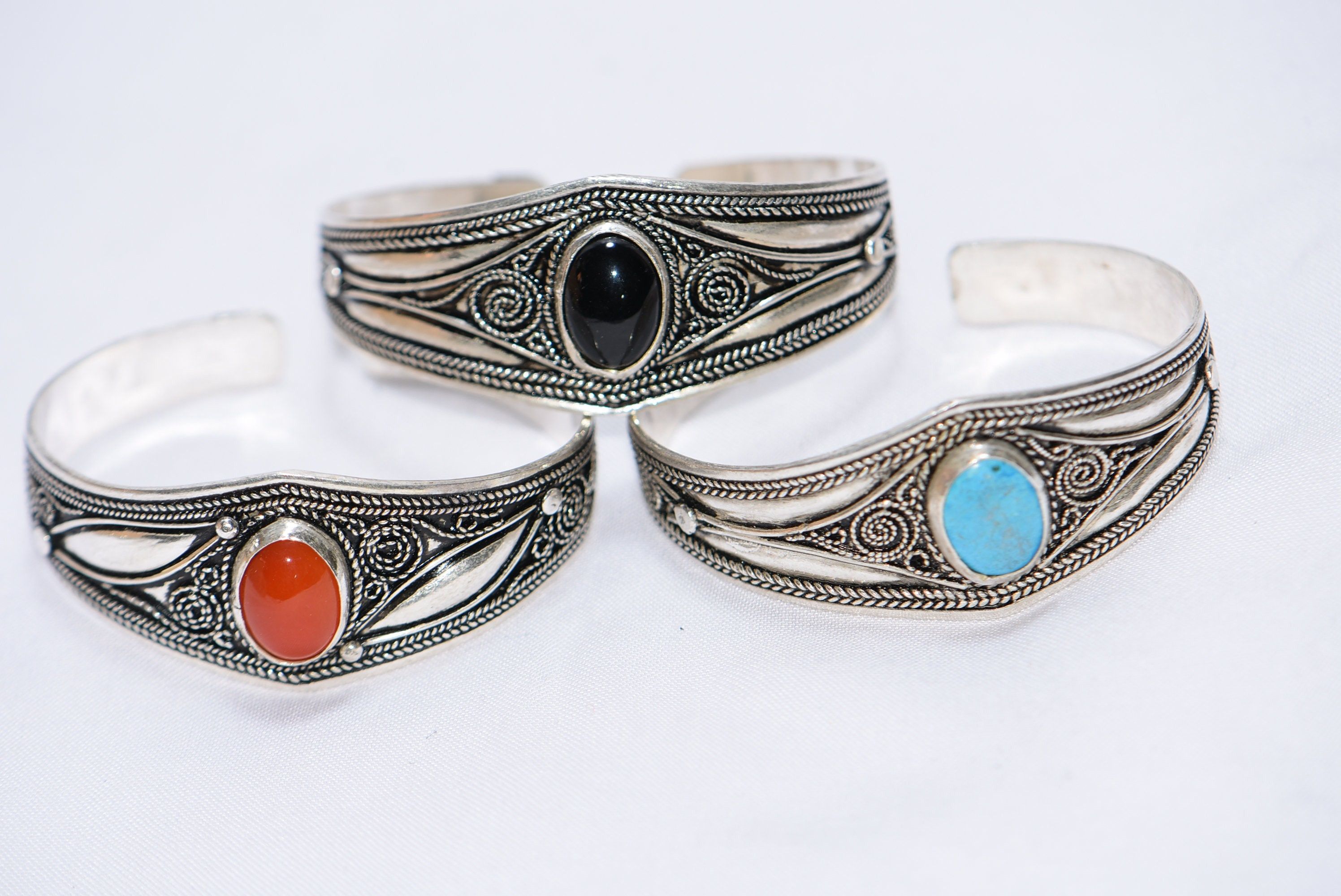 Handmade × Jewelry Silver Bracelet Berber Morocco Size ONE SIZE - 1 Thumbnail