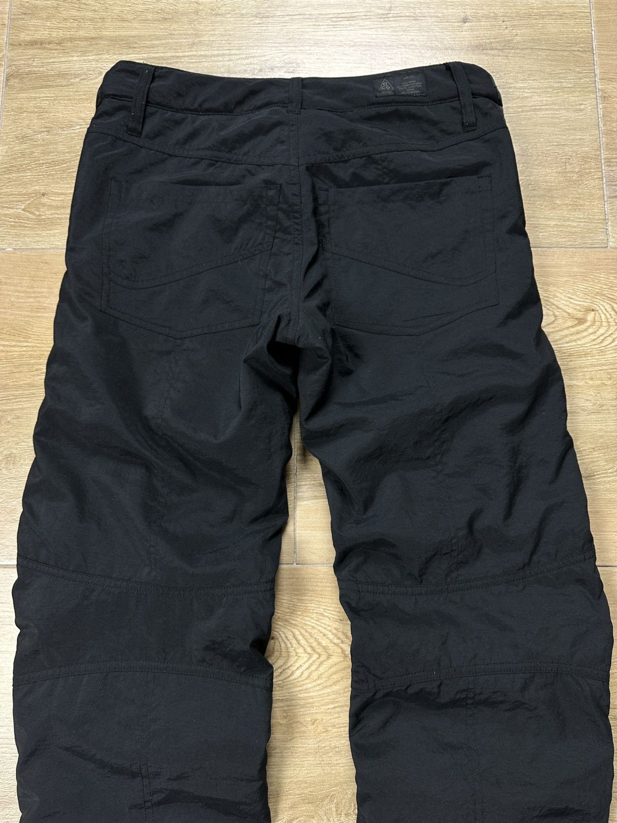 Nike × Nike ACG × Vintage Vintage Nike ACG Winter Fleece Black Pants Size 27" / US 4 / IT 40 - 12 Thumbnail