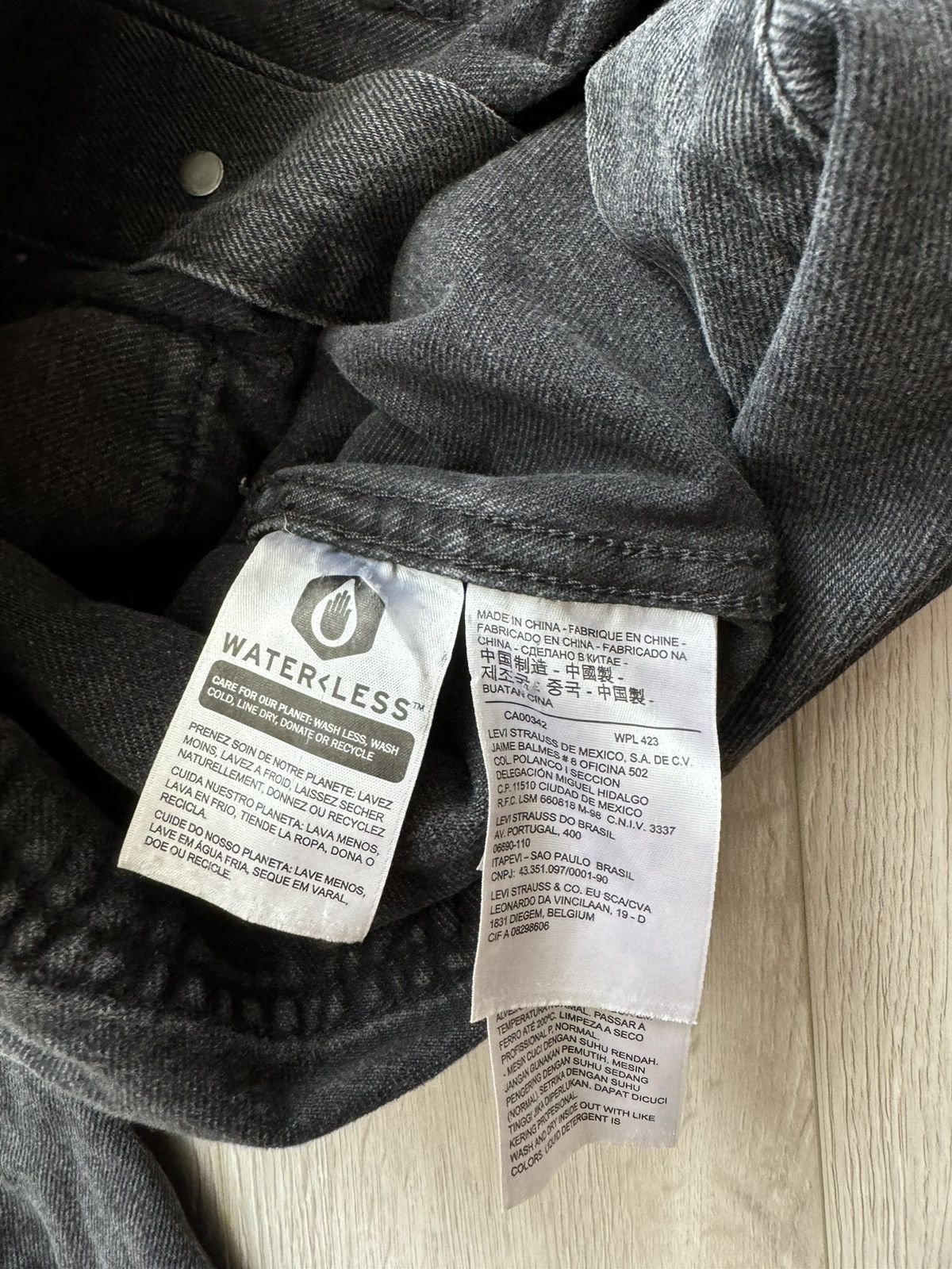 Levi's Levis Type 1 black denim trucker jacket Size US L / EU 52-54 / 3 - 7 Thumbnail