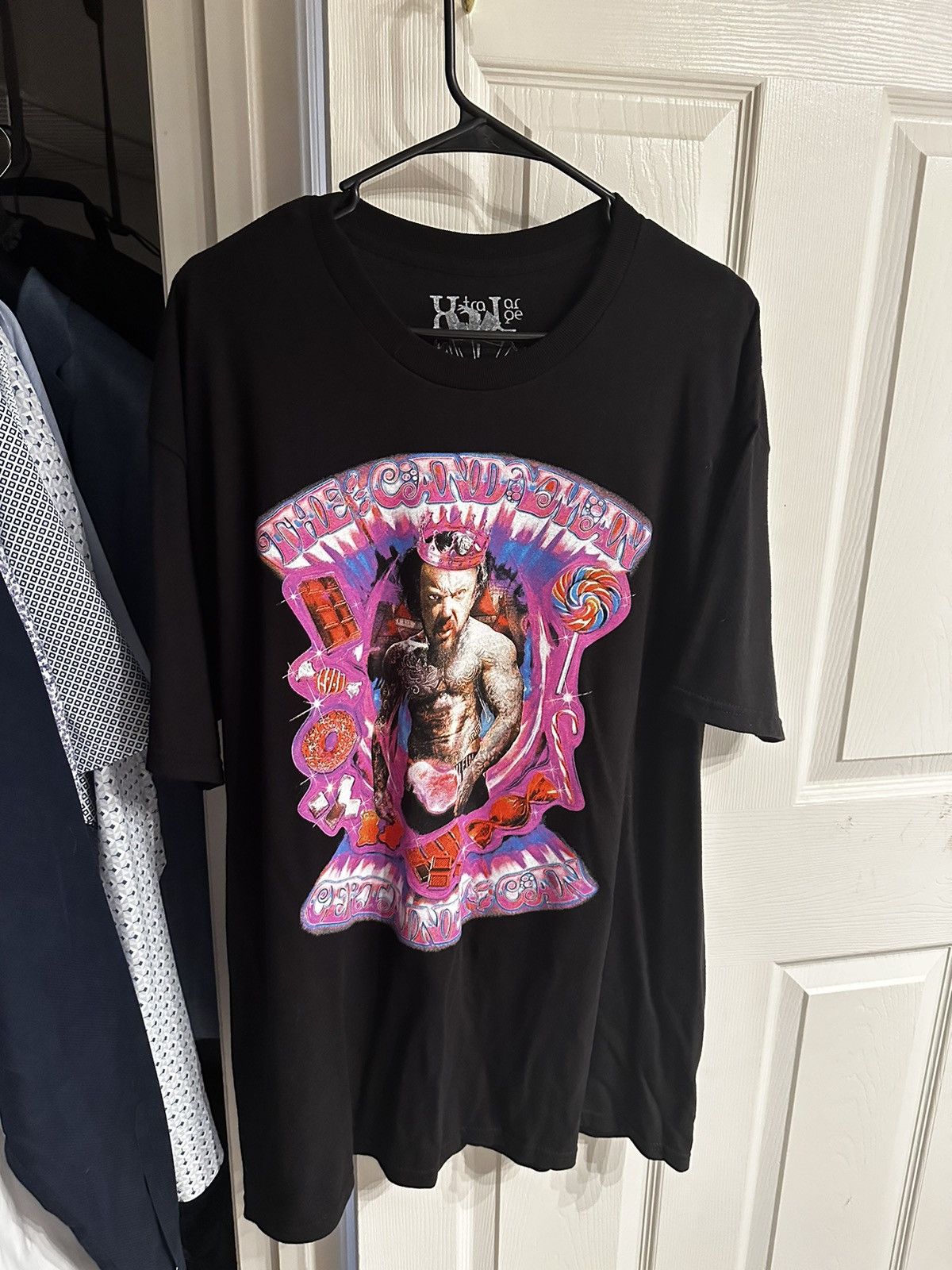 image of Vintage Sam Hyde Candyman Tee in Black, Men's (Size 2XL)