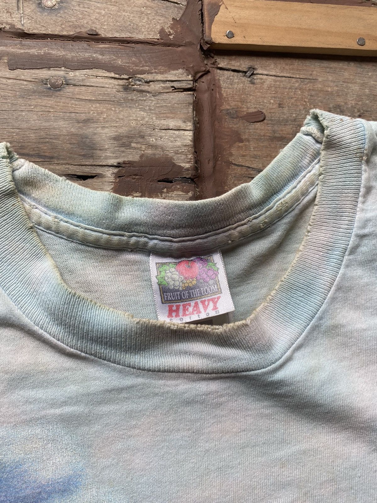 Band Tees × Grateful Dead × Vintage Vintage 1995 Tammy Schatz No Fade Sun & Moon Tie Dye T-Shirt Size US XL / EU 56 / 4 - 2 Thumbnail