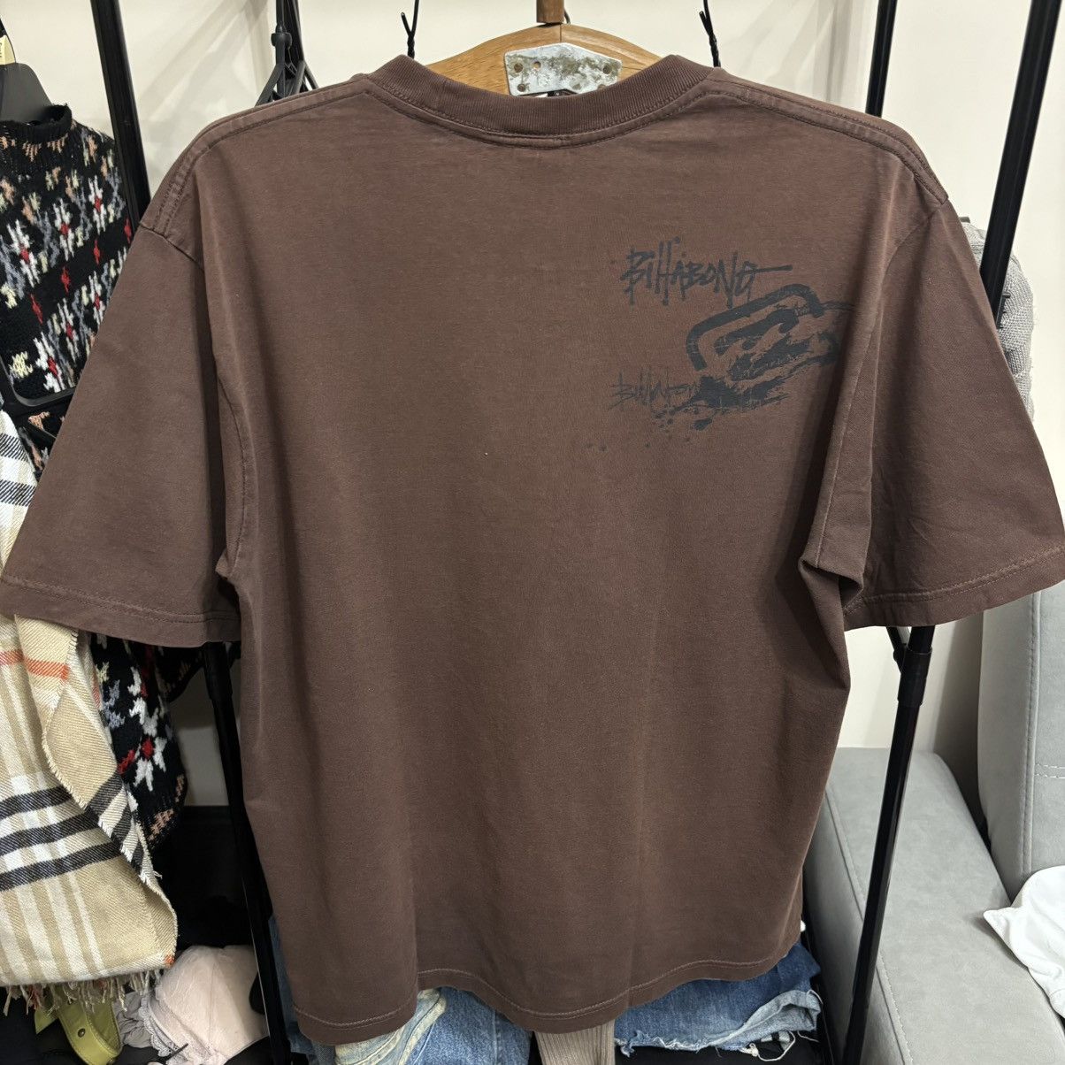 Billabong Vintage 90’s Billabong Brown Faded Surf SK8 Style T-Shirt Size US XL / EU 56 / 4 - 2 Thumbnail