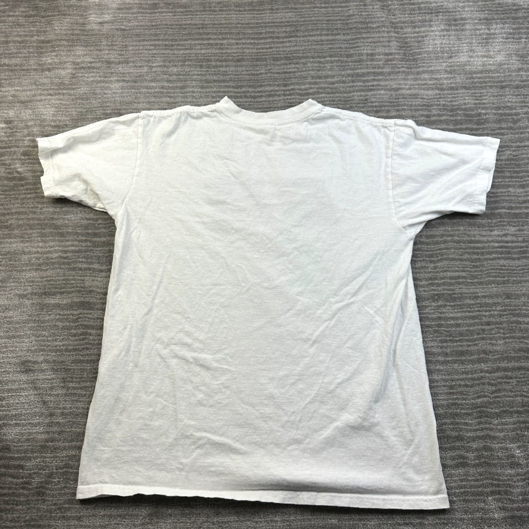 Anvil VINTAGE Nascar Street Tour Shirt Mens Large White Cotton Casual Racing Logo Adult Size US L / EU 52-54 / 3 - 2 Thumbnail