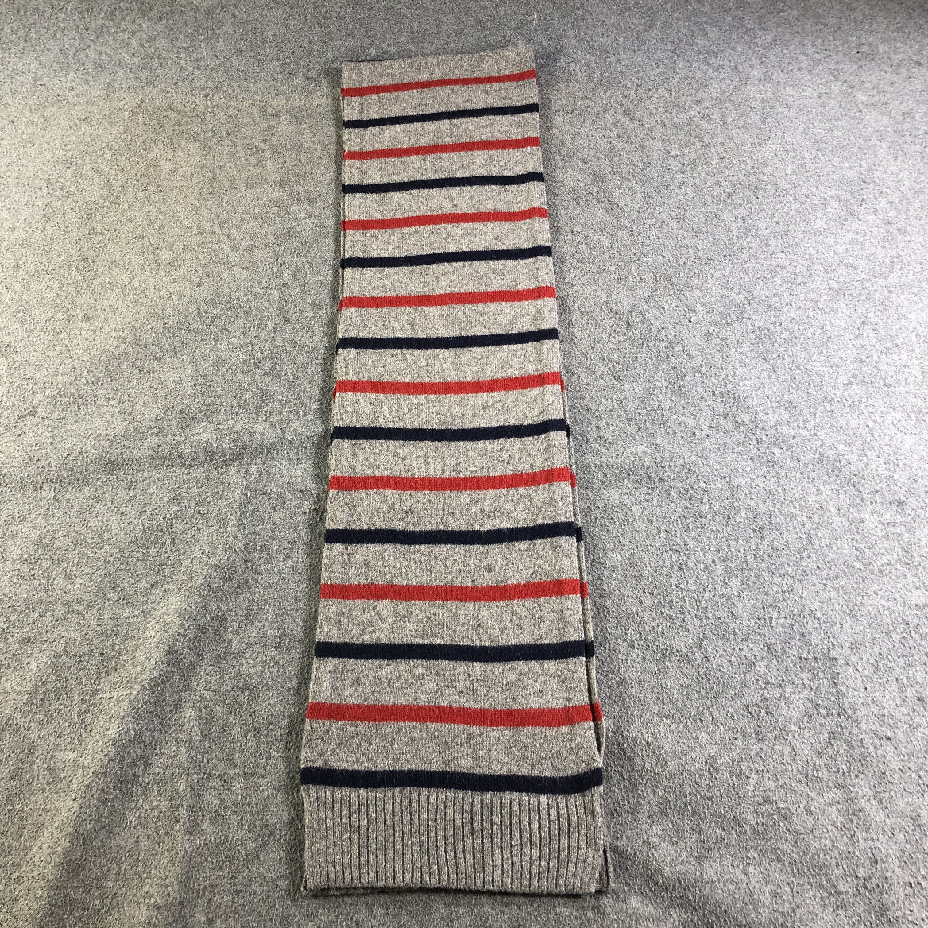 Brooks Brothers '346' Brooks Brothers Striped Wool Scarf Muffler V1920 Size ONE SIZE - 2 Thumbnail