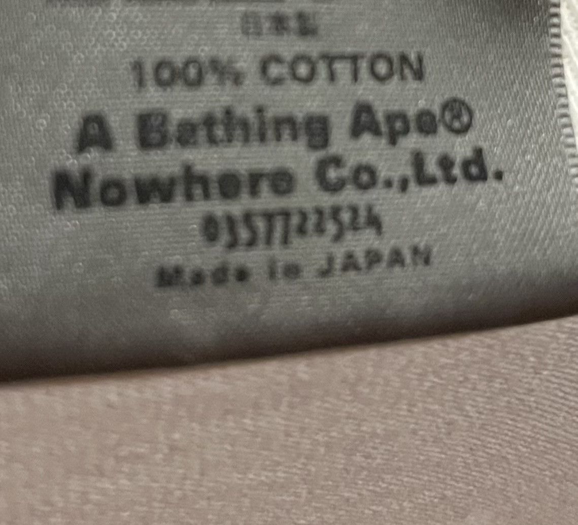 Bape Bape long sleeve tee shirt Size US M / EU 48-50 / 2 - 5 Thumbnail