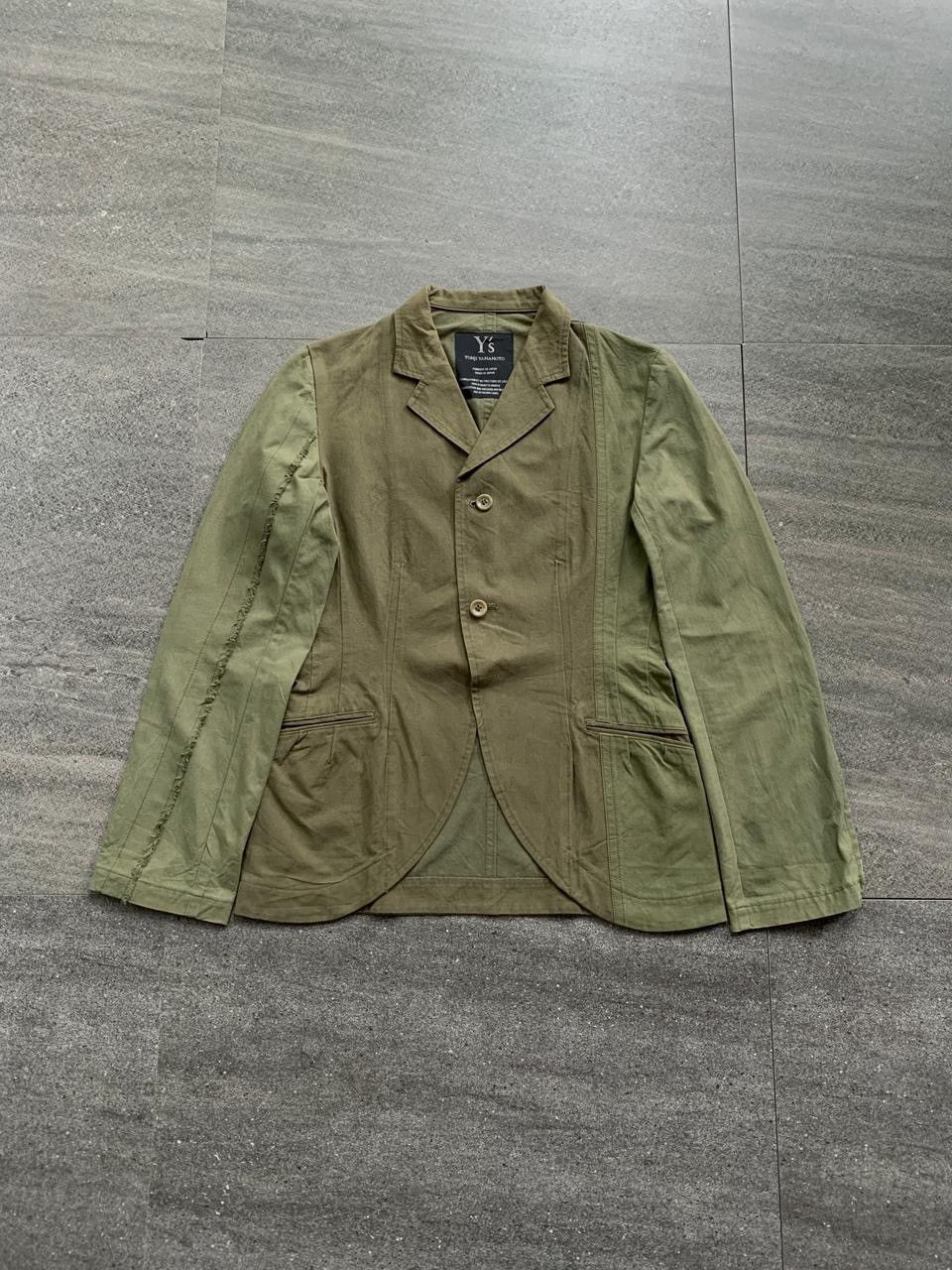 Yohji Yamamoto FREE TAX! Military Two Tone Jacket Size US XS / EU 42 / 0 - 1 Thumbnail