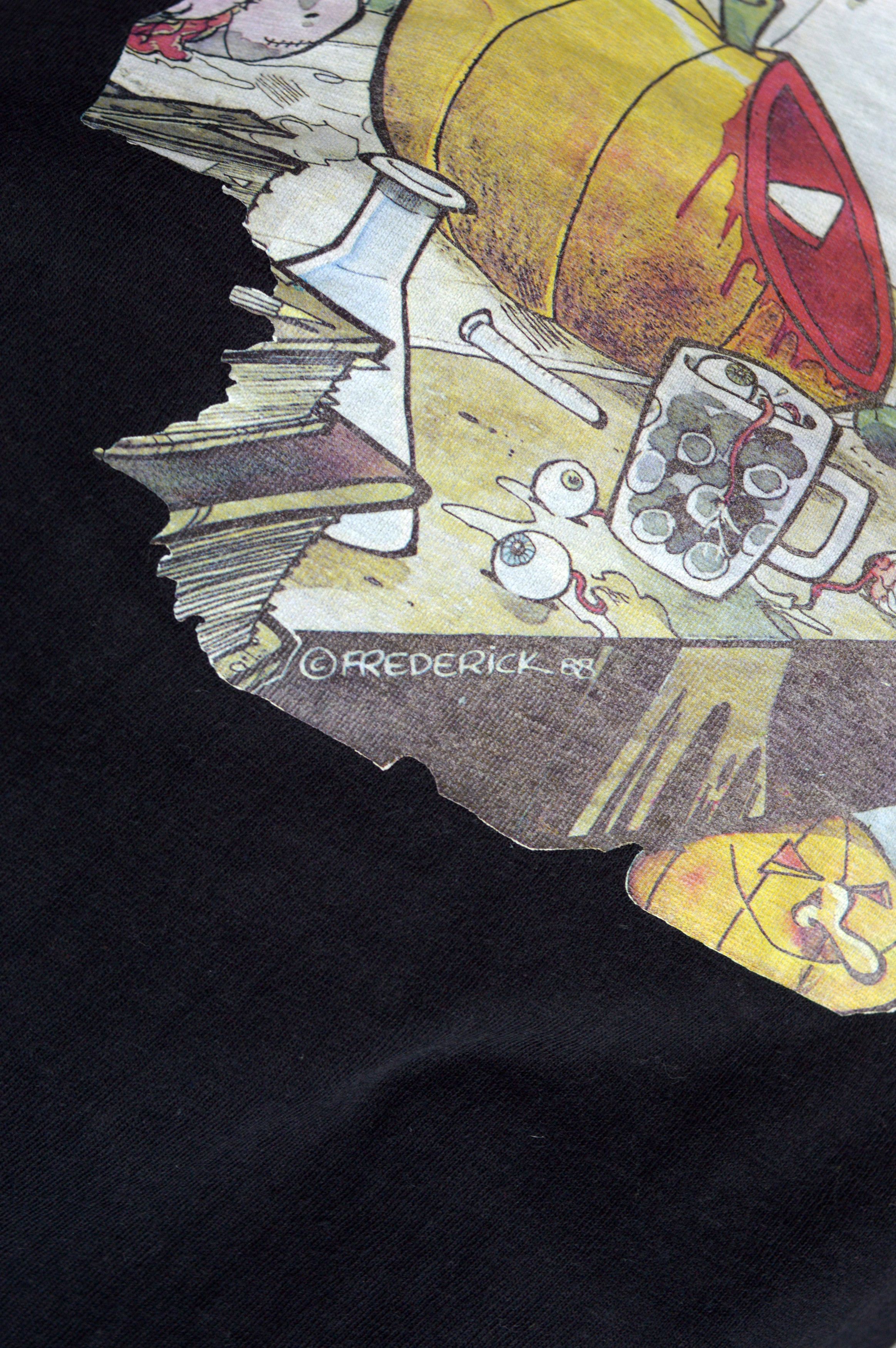 Vintage Vintage Helloween Dr Stein 1988 t shirt Size US L / EU 52-54 / 3 - 3 Thumbnail