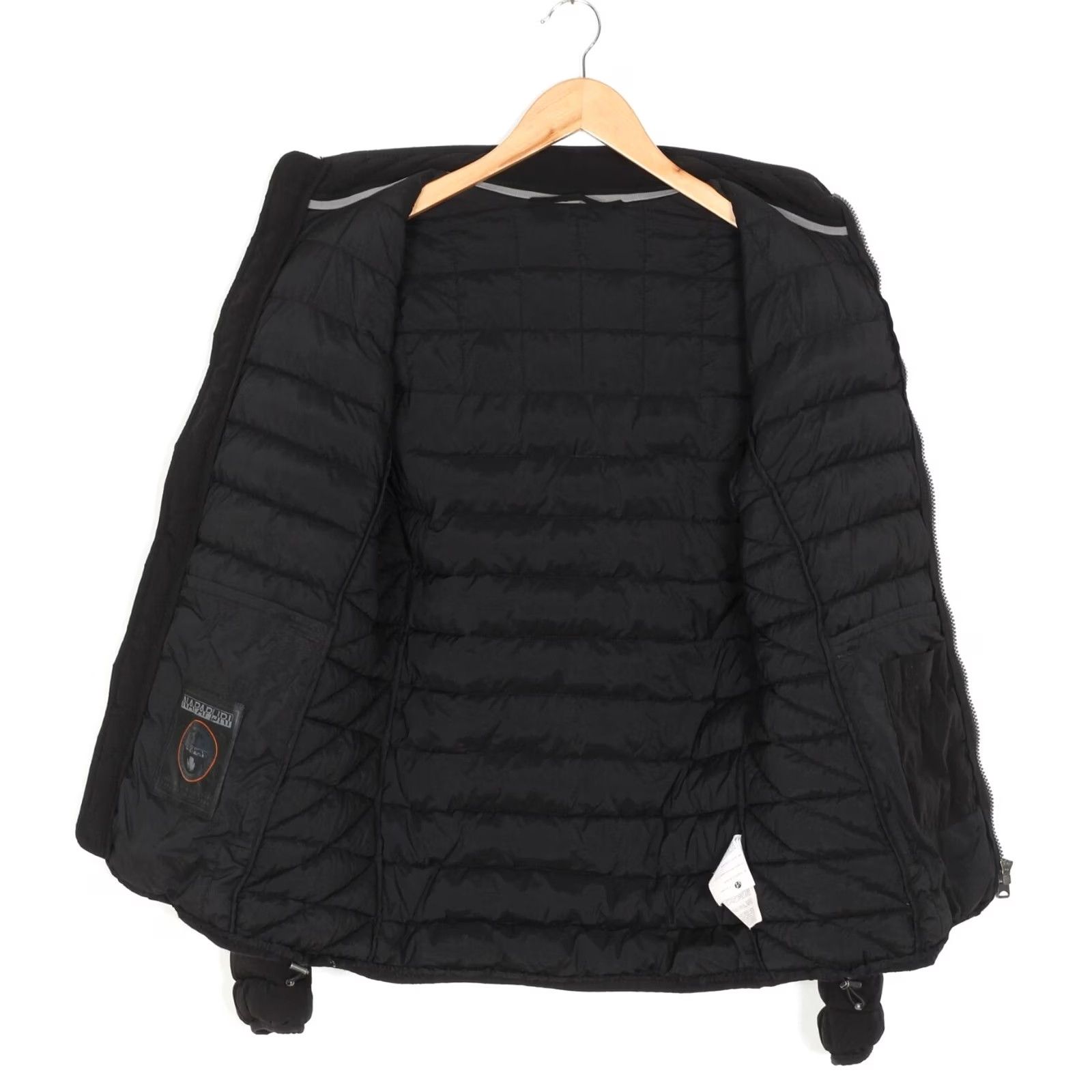 Napapijri Napapijri Jacket Men L Quilted Padded Full Zip Black MJ5558 Size US L / EU 52-54 / 3 - 3 Thumbnail