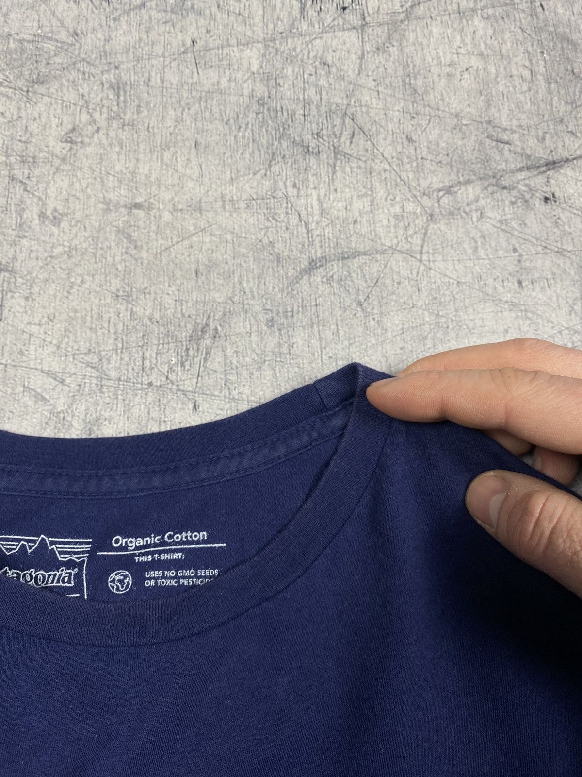 Patagonia Patagonia Organic Cotton Graphic T-Shirt Slim Fit Navy Small Size US S / EU 44-46 / 1 - 10 Thumbnail