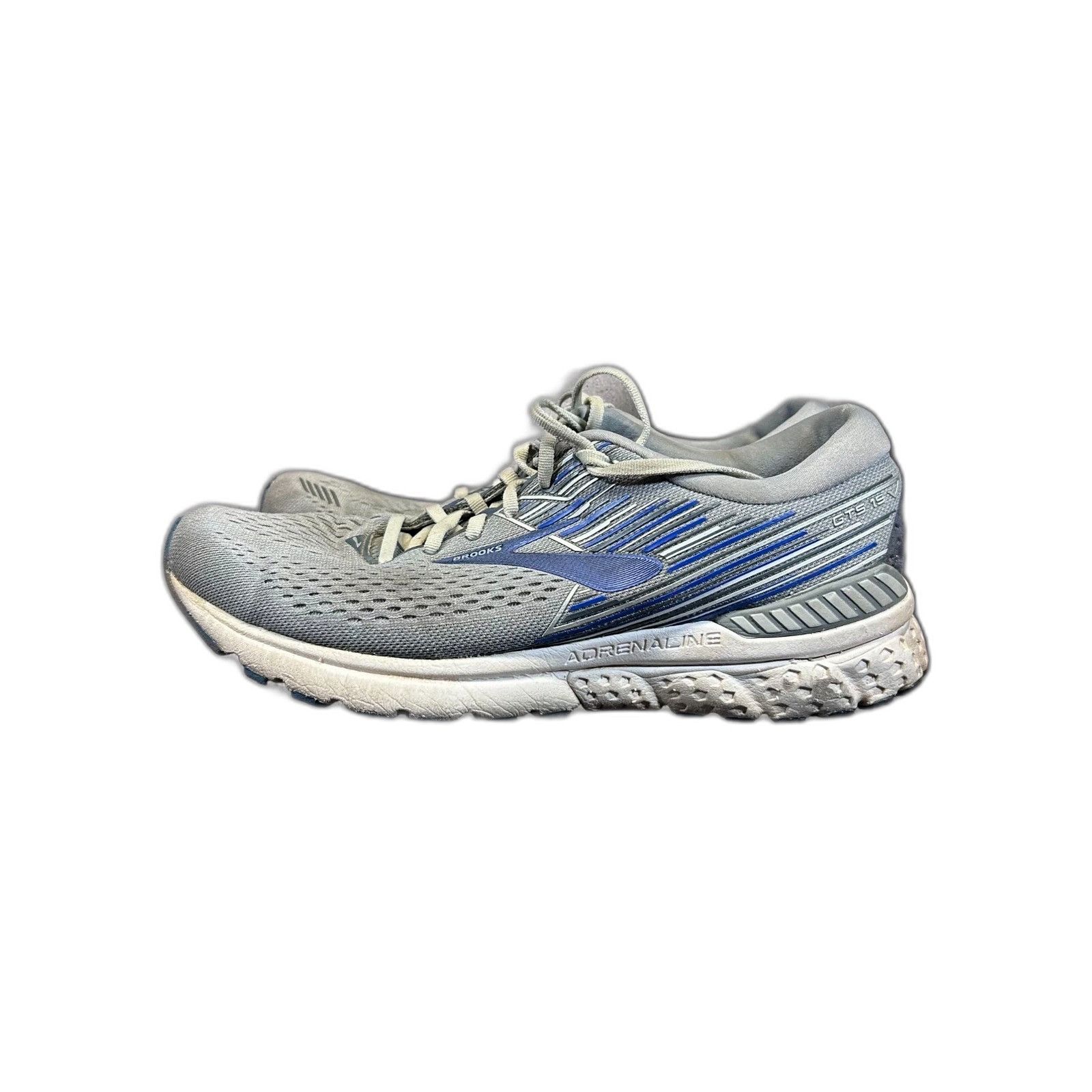 Brooks Brooks Adrenaline GTS 19 Men's Size 11 Running Shoes Gray bl Size US 11 / EU 44 - 5 Thumbnail