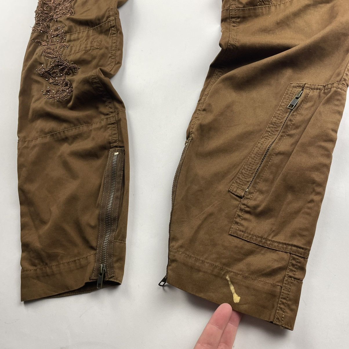 Polo Ralph Lauren Polo Ralph Lauren Pants Womens 6 Cargo Military Paratrooper Size 28" / US 6 / IT 42 - 3 Thumbnail