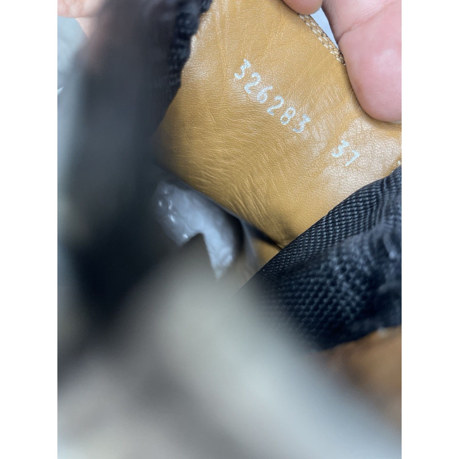 Balenciaga BALENCIAGA BLACK WHITE POLISH CALFSKIN CHELSEA BUCKLE ANKLE Size US 6.5 / IT 36.5 - 19 Thumbnail