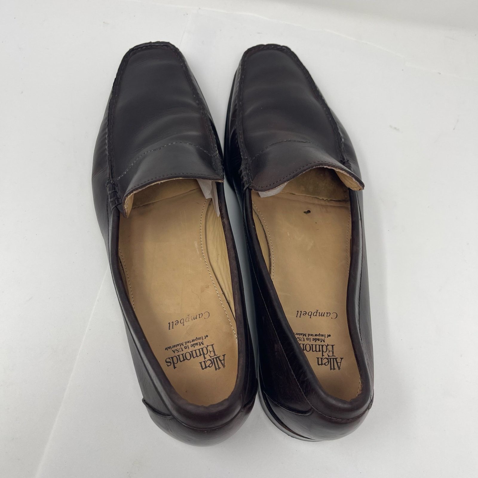 Allen Edmonds Allen Edmonds Campbell Brown Leather Dress Shoes Loafers 12 Size US 12 / EU 45 - 7 Thumbnail