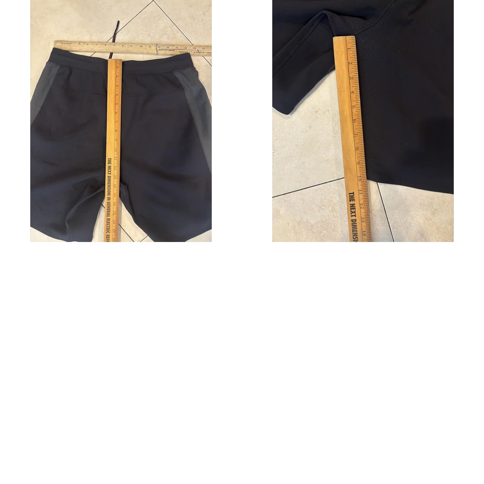 Lululemon Lululemon Shorts Mens Large Black Gray Athletic Drawstring Pockets Logo Size US 31 - 8 Thumbnail