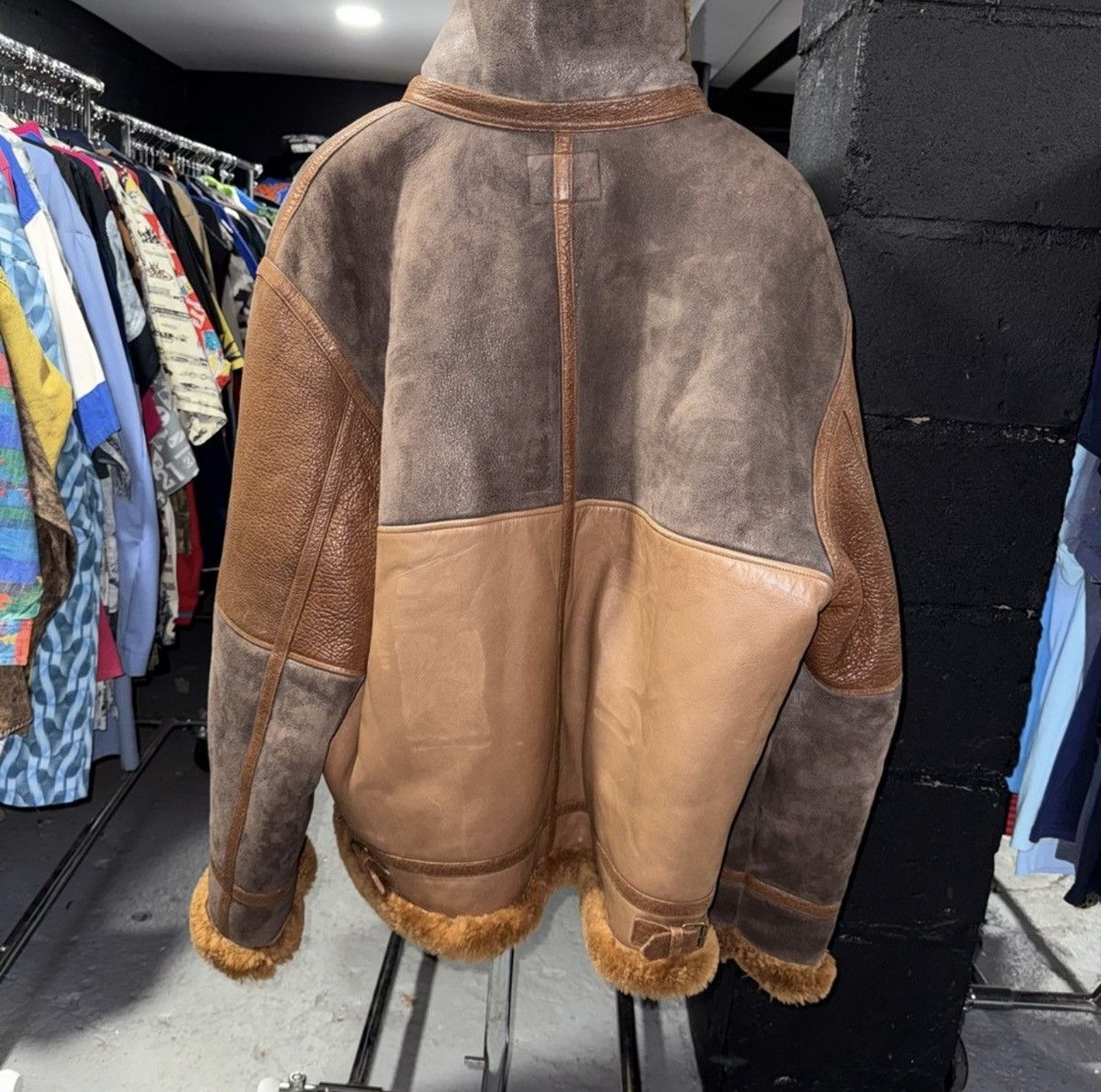 Aime Leon Dore Aimé Leon Dore Hooded Shearling Jacket Brown Chestnut 2XL Size US XXL / EU 58 / 5 - 2 Thumbnail