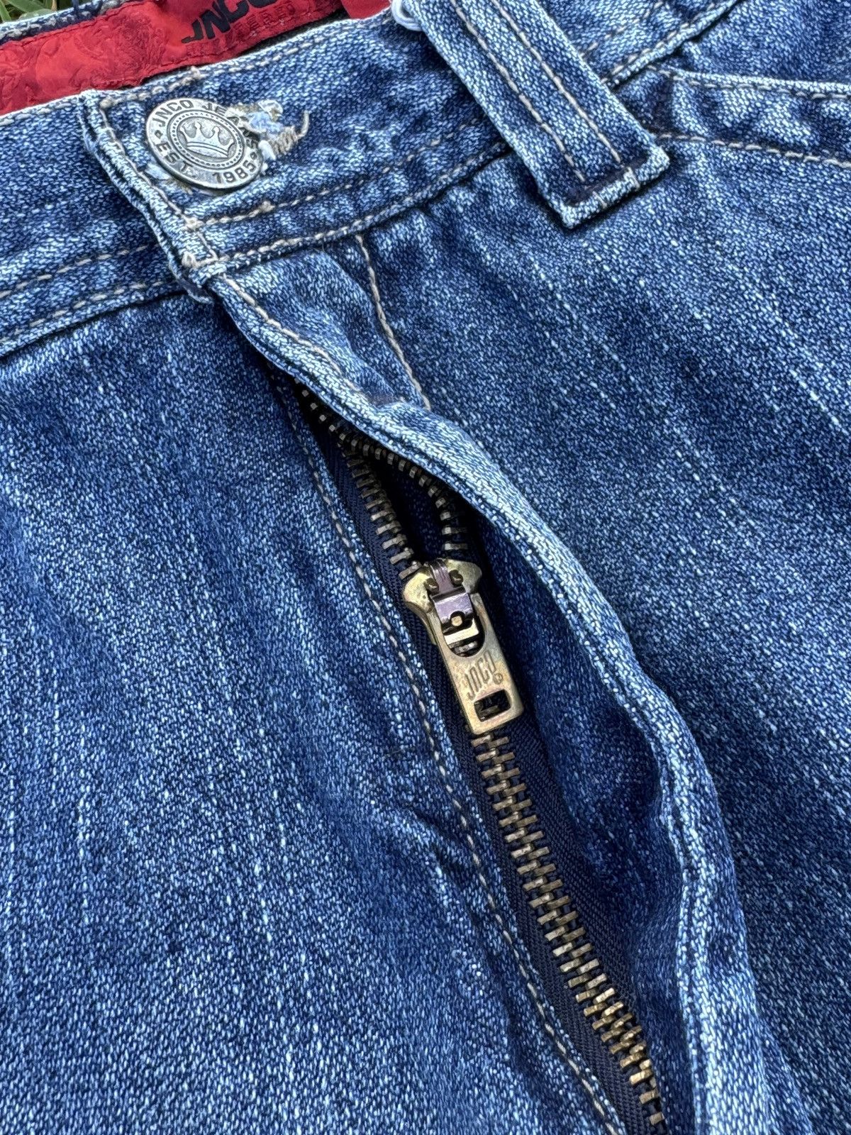 JNCO JNCO Wide Leg Baggy Carpenter Blue Jeans Size US 32 / EU 48 - 14 Thumbnail