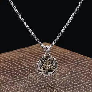 Jewelry × Vintage S925 silver Horus eye of God Necklace Size ONE SIZE - 1 Thumbnail