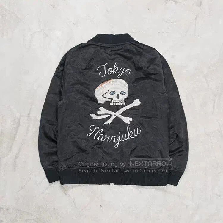 Neighborhood NEIGHBORHOOD 18SS Skull Embroidery Jacket. Size US L / EU 52-54 / 3 - 1 Thumbnail
