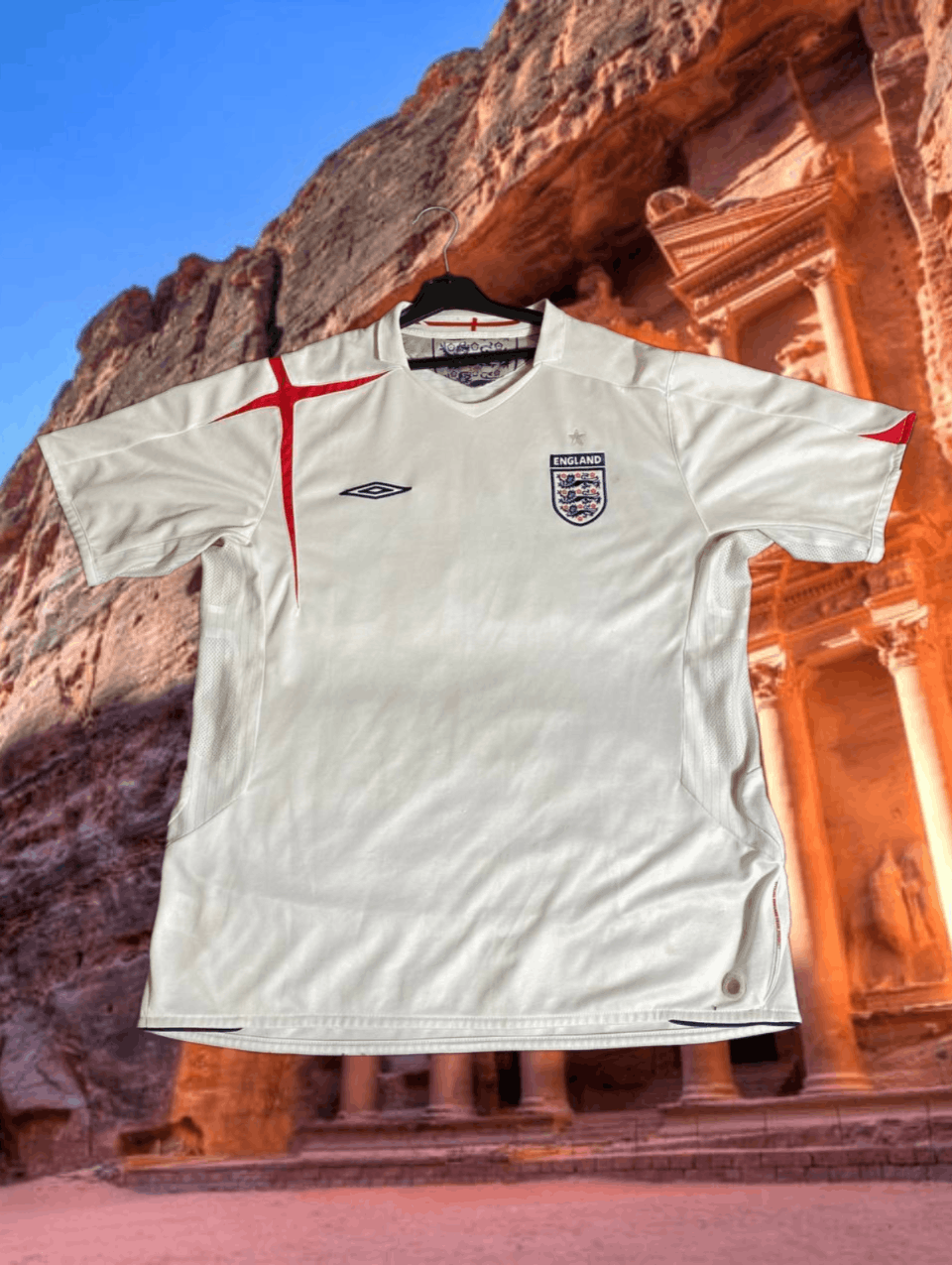 Umbro × Vintage Vintage Umbro England Soccer Jersey Polo T Shirt Size US XXL / EU 58 / 5 - 1 Thumbnail