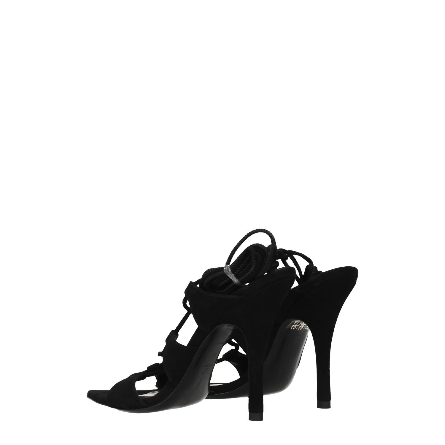 The Attico ob1o1e1224 Suede Sandals in Black Size US 9.5 / IT 39.5 - 4 Thumbnail