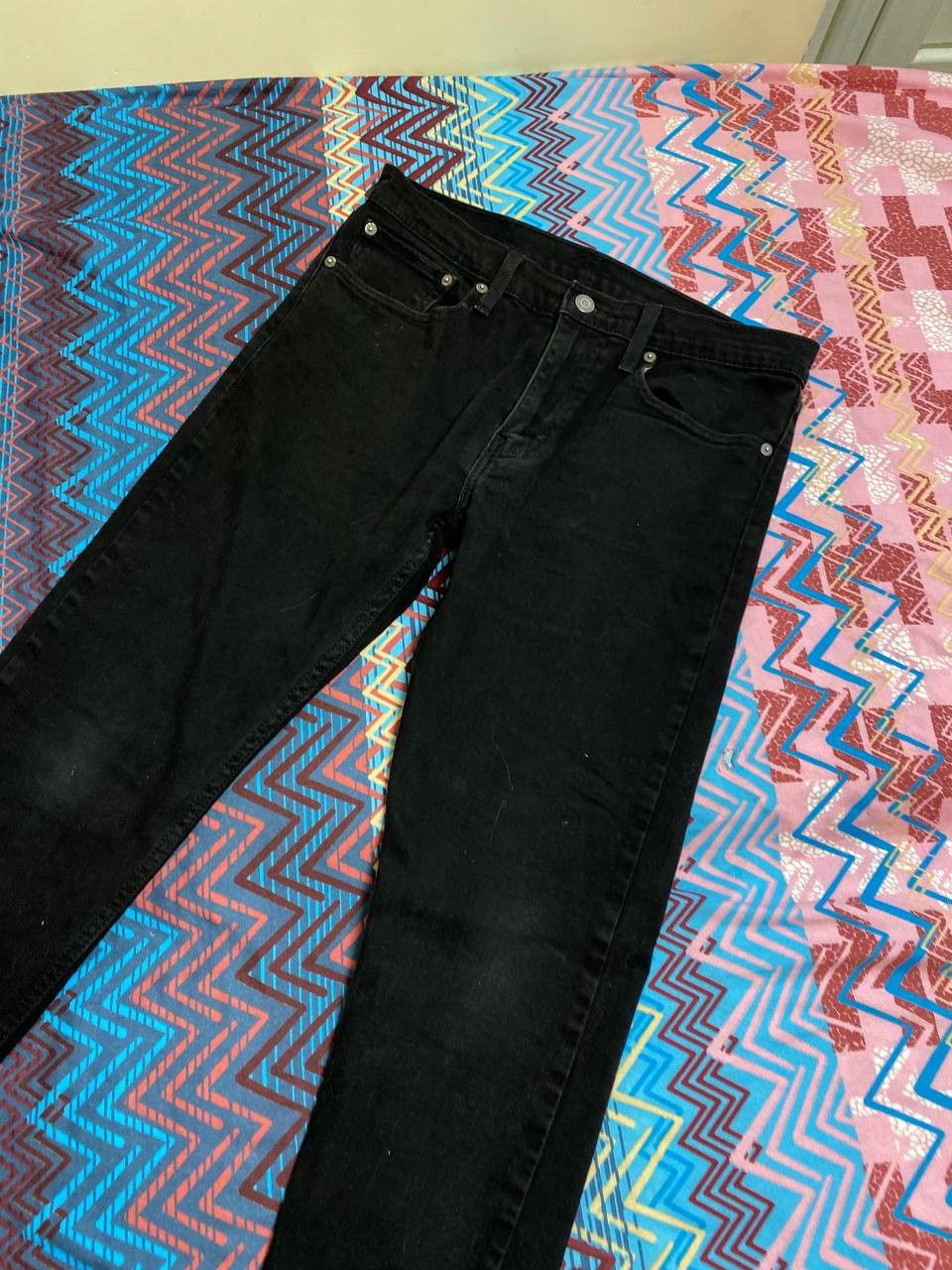 Levi's × Vintage Crazy Levis 512 Faded Washed Denim Jeans Grunge Skater Size US 32 / EU 48 - 10 Thumbnail