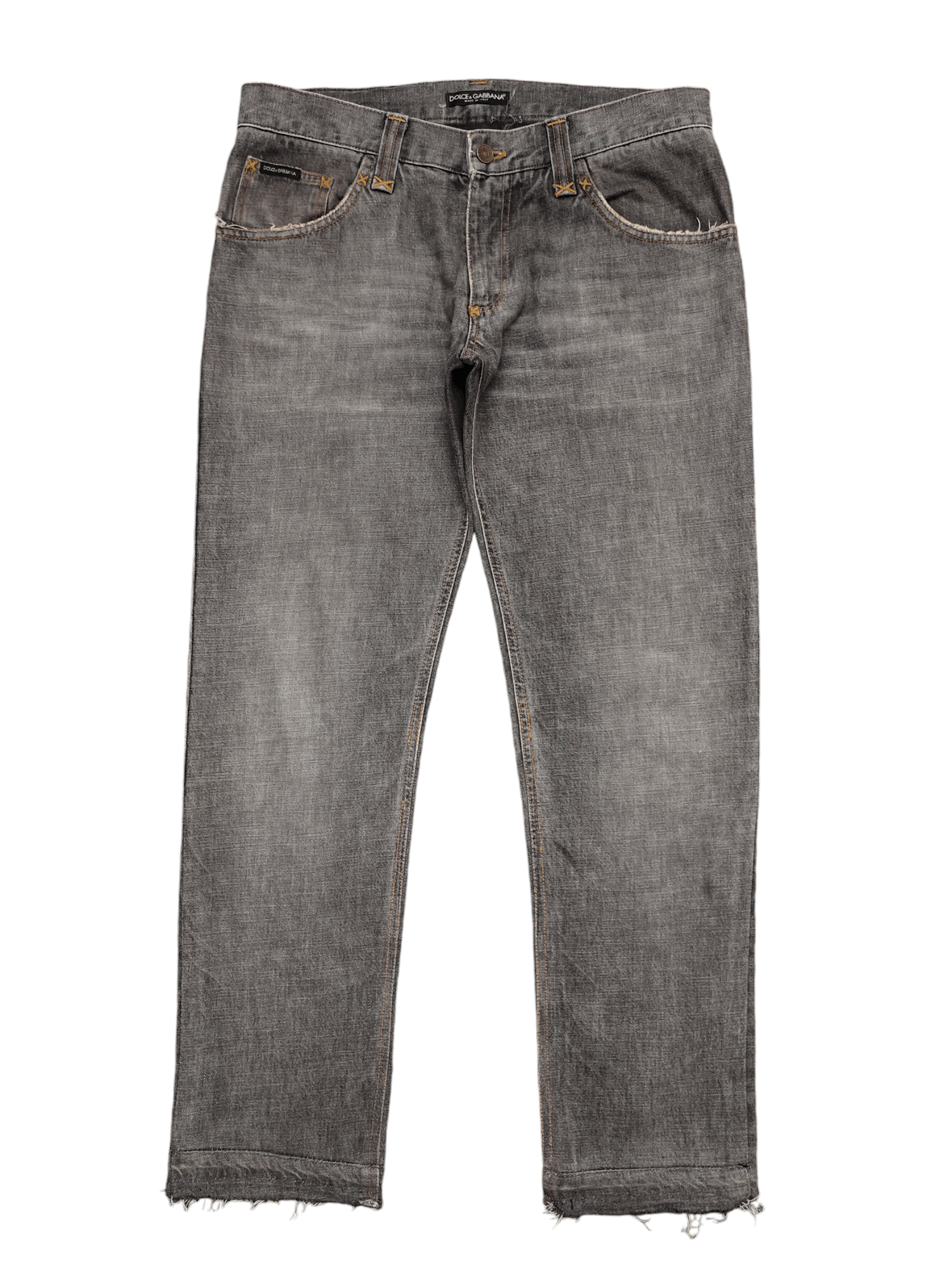 Dolce & Gabbana Dolce & Gabbana Clawmark Distress Faded Denim Jeans Size US 34 / EU 50 - 1 Thumbnail