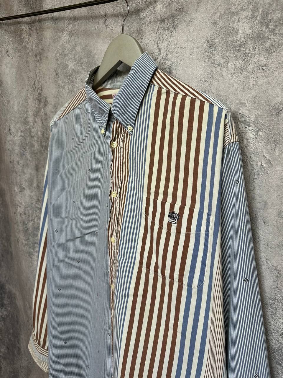 Designer × Vintage Chipie Vintage 80s Western Shirt Button Up Striped LS Size US XXL / EU 58 / 5 - 5 Thumbnail