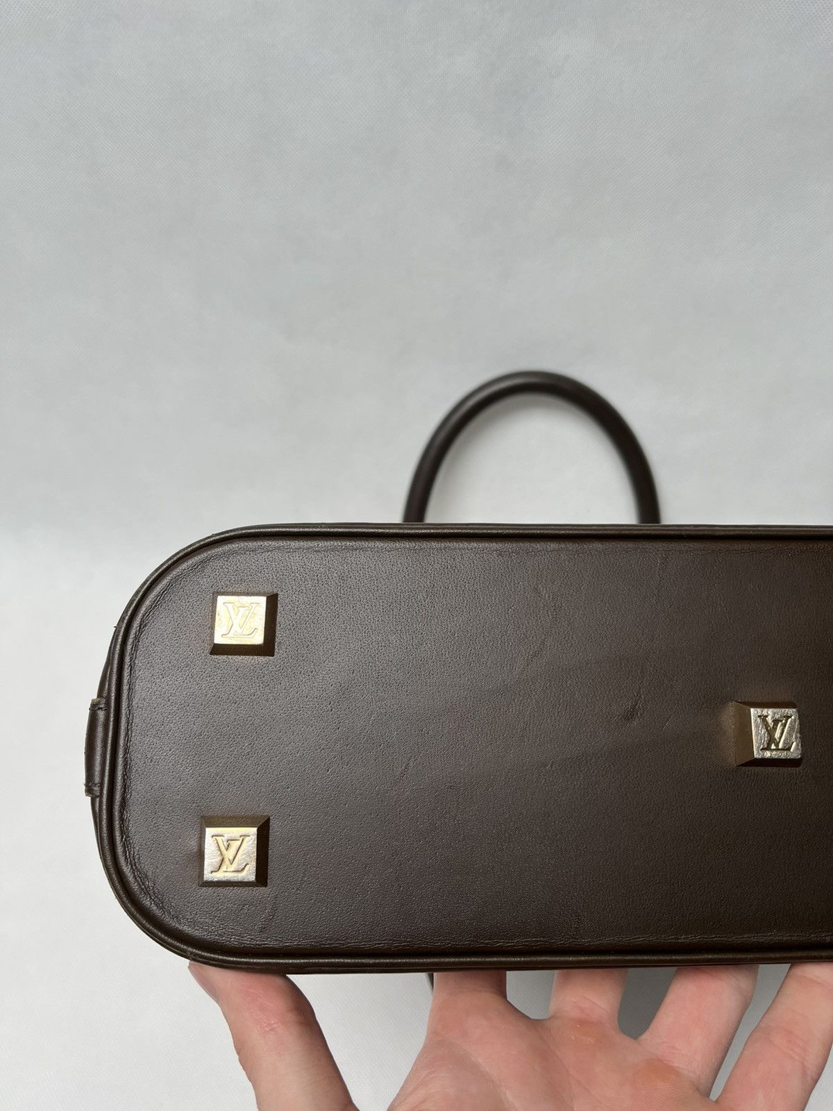Louis Vuitton Louis Vuitton Alma cloth handbag grey monogram rare Size ONE SIZE - 19 Thumbnail