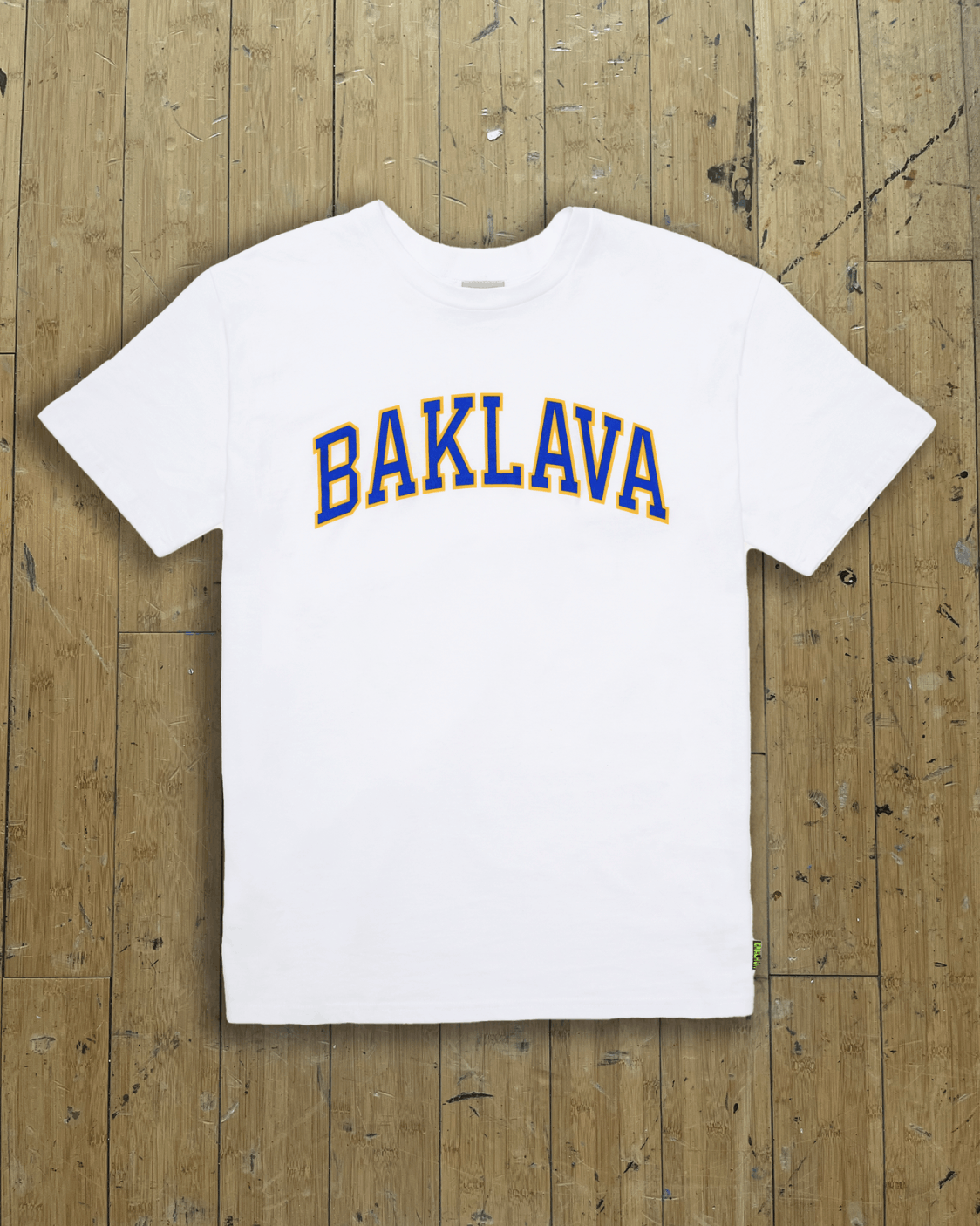 Action Bronson Blue Chips University "BAKLAVA" White Tee - BCU Capsule M Size US M / EU 48-50 / 2 - 5 Thumbnail