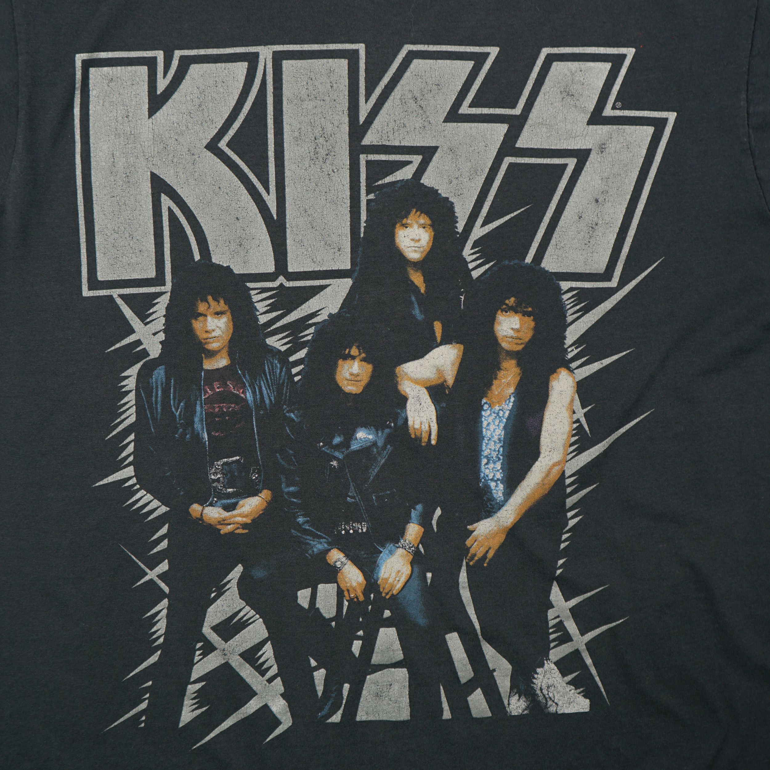 Band Tees × Vintage Vintage 1990 Kiss Hot In The Shade Rock Concert T-Shirt Size US M / EU 48-50 / 2 - 2 Thumbnail
