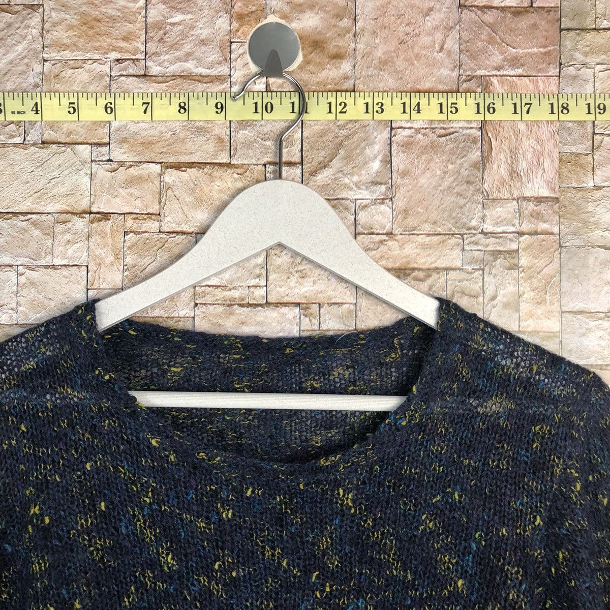 Homespun Knitwear × Japanese Brand Japanese Brand Darkblue Knitwear #A898 Size S / US 4 / IT 40 - 4 Thumbnail