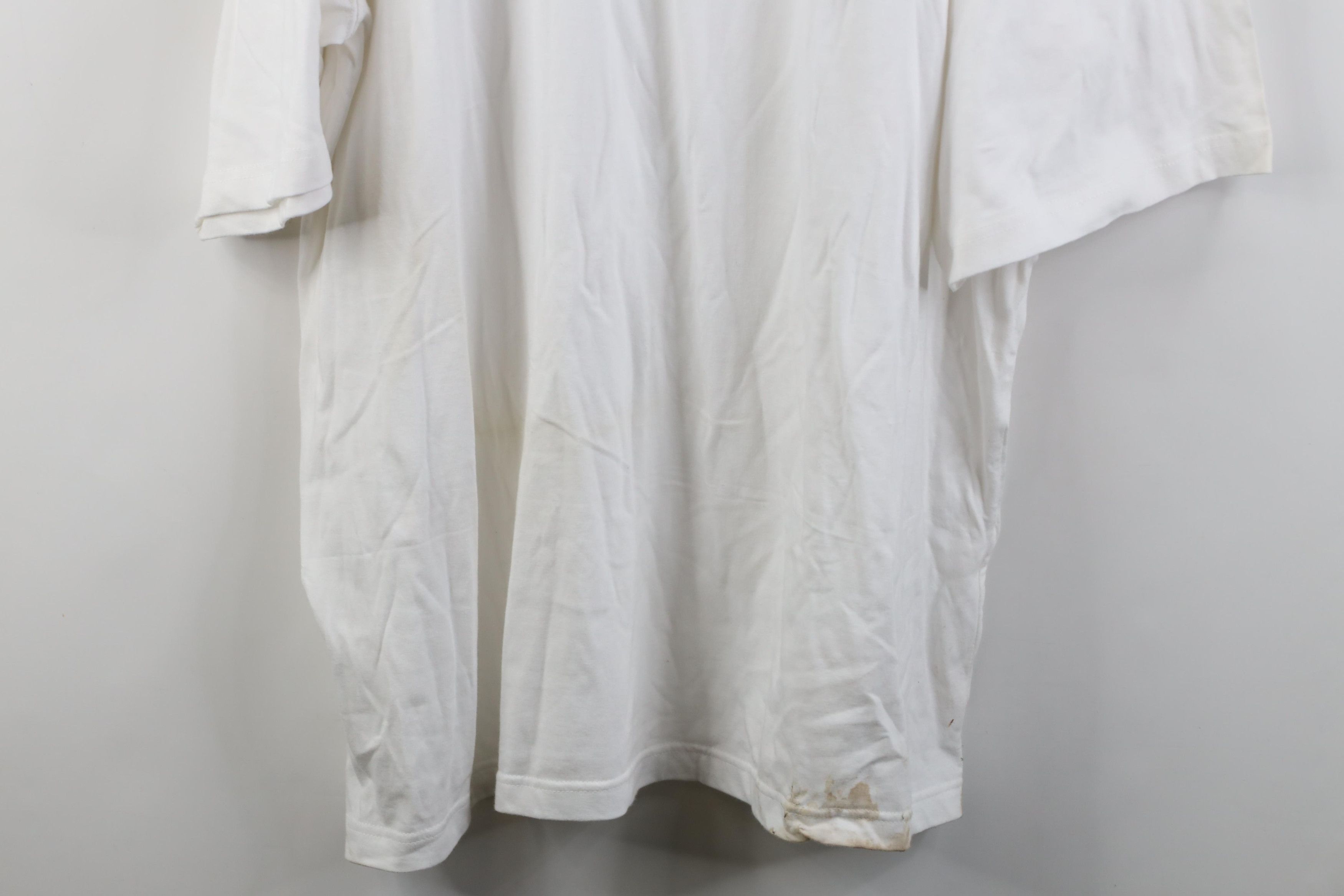 Marithe + Francois Girbaud Deadstock Vintage 90s Marithe Francois Girbaud T-Shirt White Size US XXL / EU 58 / 5 - 3 Thumbnail