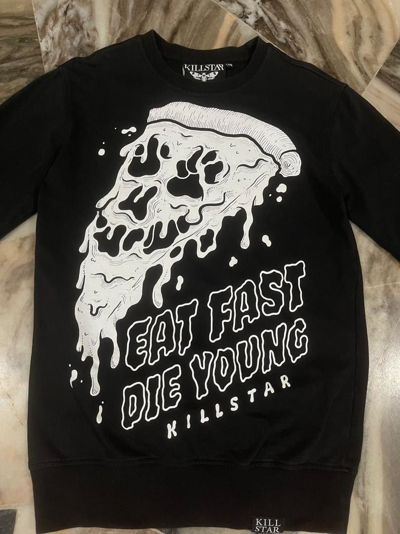 Killstar Killstar Eat Fast Die Young Sweatshirt Size US XS / EU 42 / 0 - 3 Thumbnail