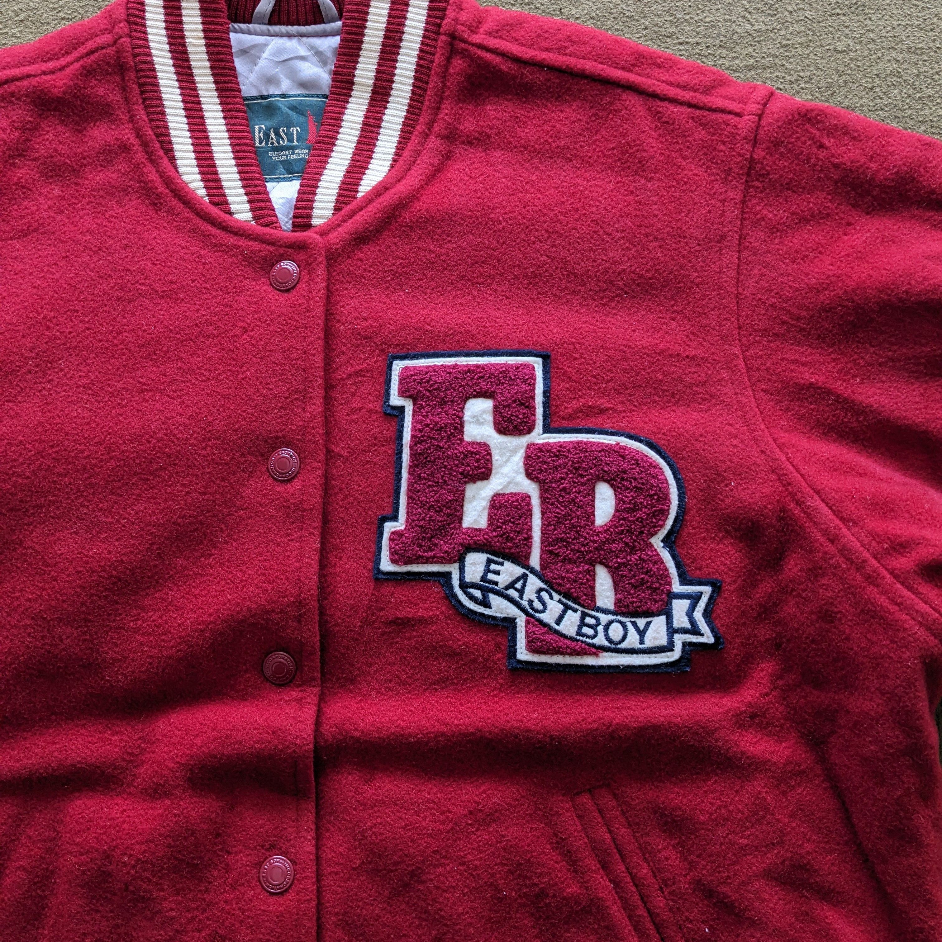 Other Vintage EASTBOY Japanese Brand Varsity Jacket Size US L / EU 52-54 / 3 - 2 Thumbnail