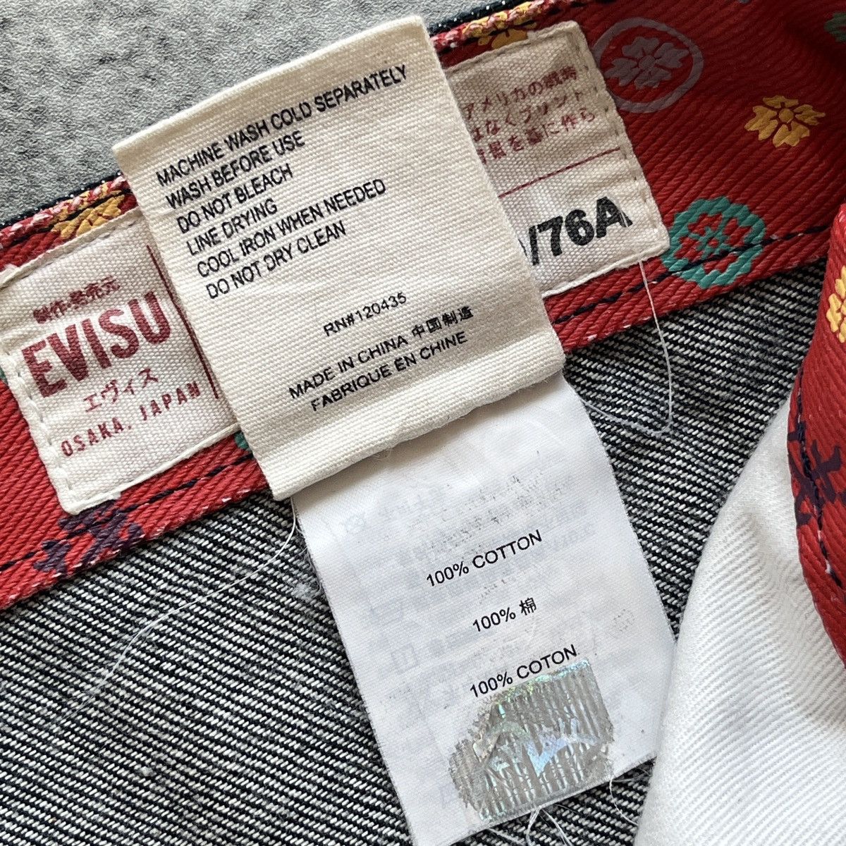 Evisu Evisu Multipocket Cropped Selvedge Jeans Size US 30 / EU 46 - 7 Thumbnail