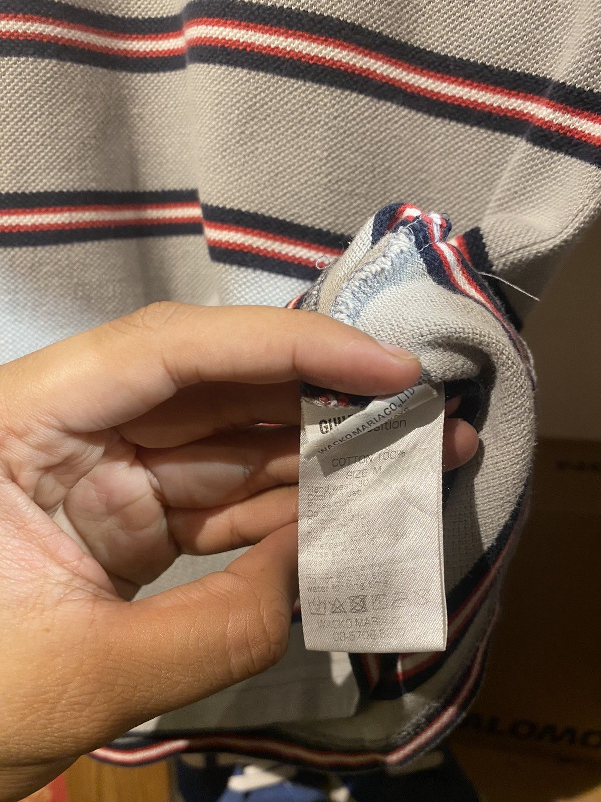 Japanese Brand RARE Wacko Maria Guilty Parties Polos Stripe Tee Size US L / EU 52-54 / 3 - 6 Thumbnail