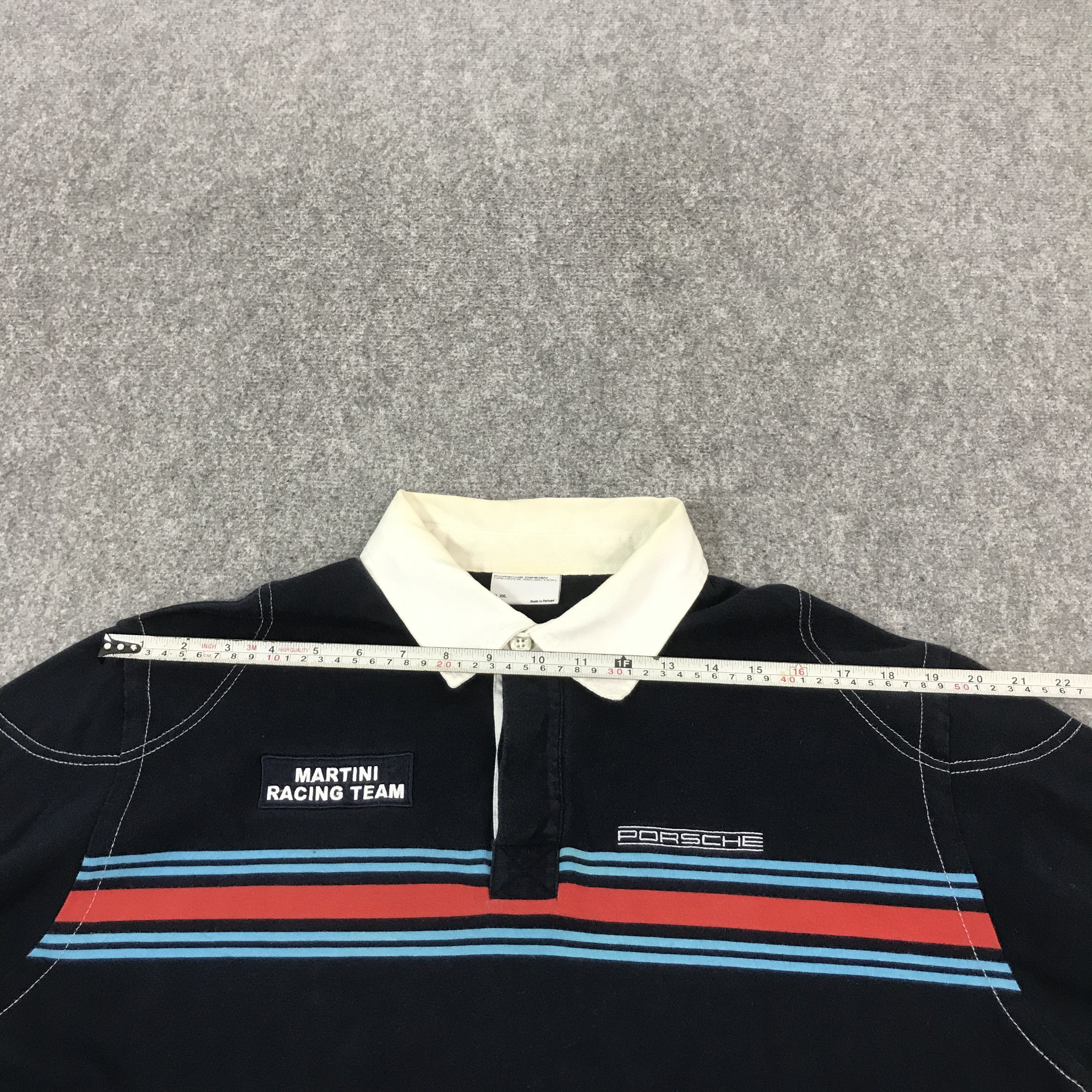Sports Specialties VTG PORSCHE MARTINI RACING TEAM POLO LONG SLEEVE TSHIRTS Size US XL / EU 56 / 4 - 10 Thumbnail