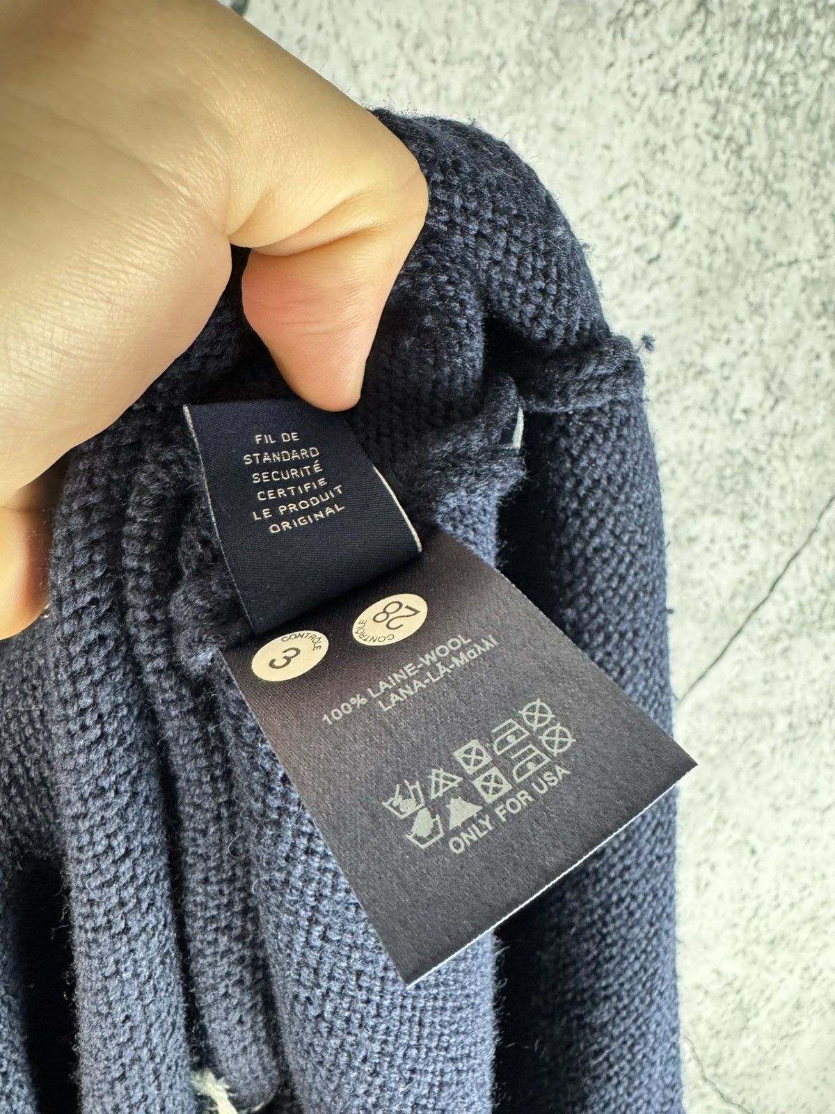 Vilebrequin Vilebrequin Logo Shawl Neck Collar Sailor Marine Sweater Size US M / EU 48-50 / 2 - 4 Thumbnail